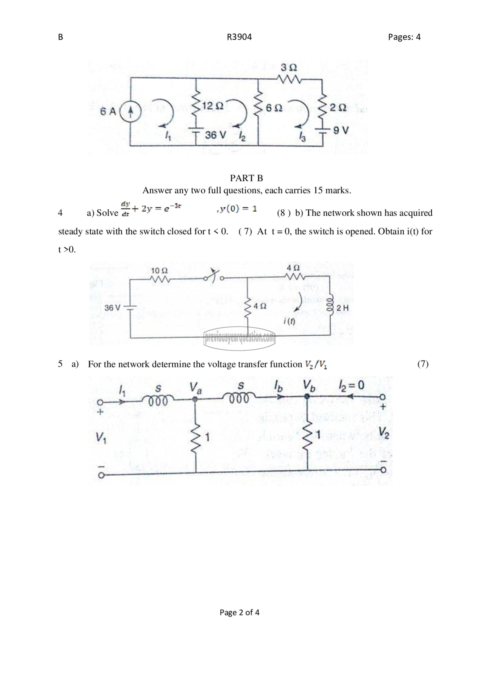 Question Paper - Network Theory-2