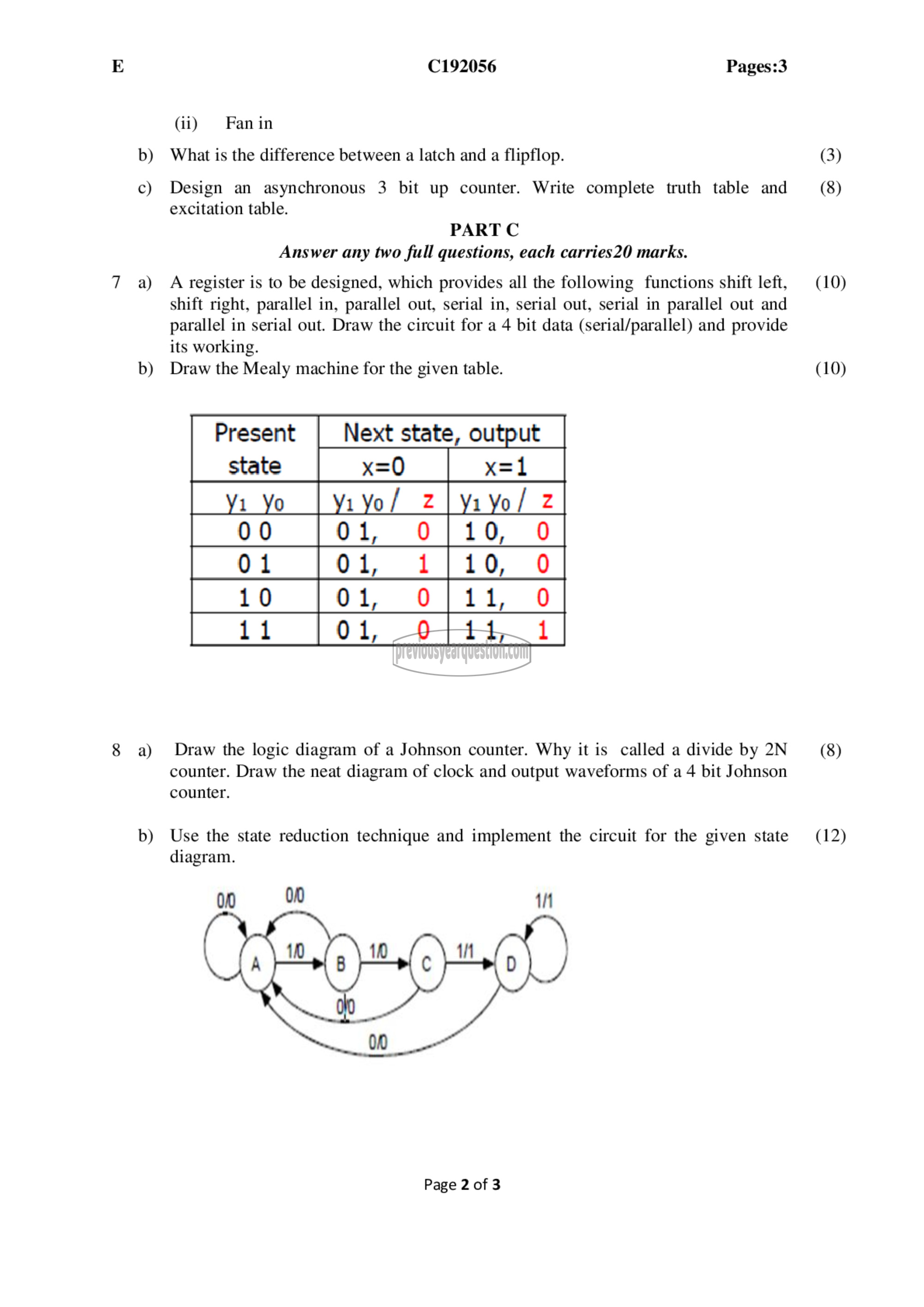 Question Paper - Logic Circuit Design-2