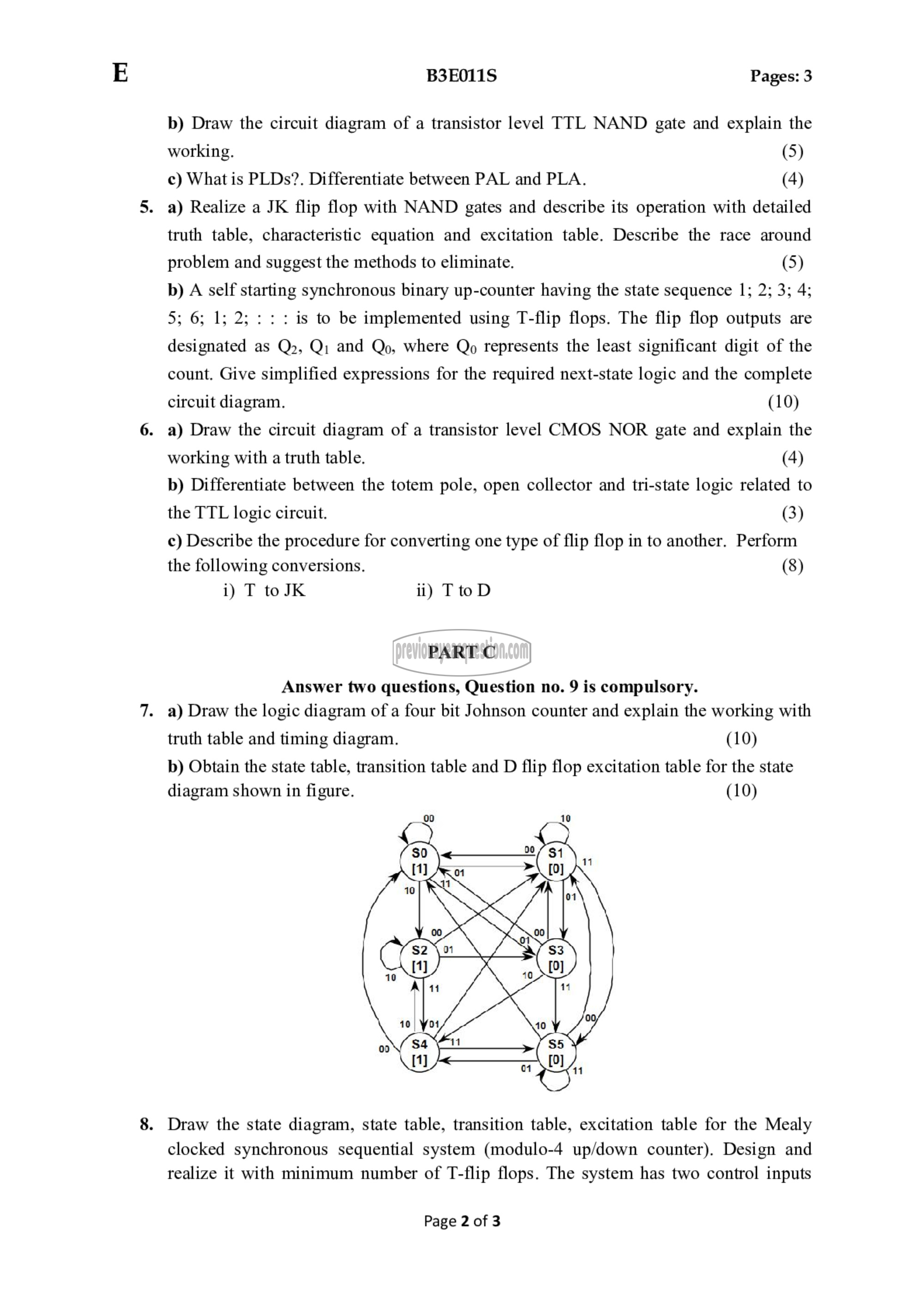 Question Paper - Logic Circuit Design-2