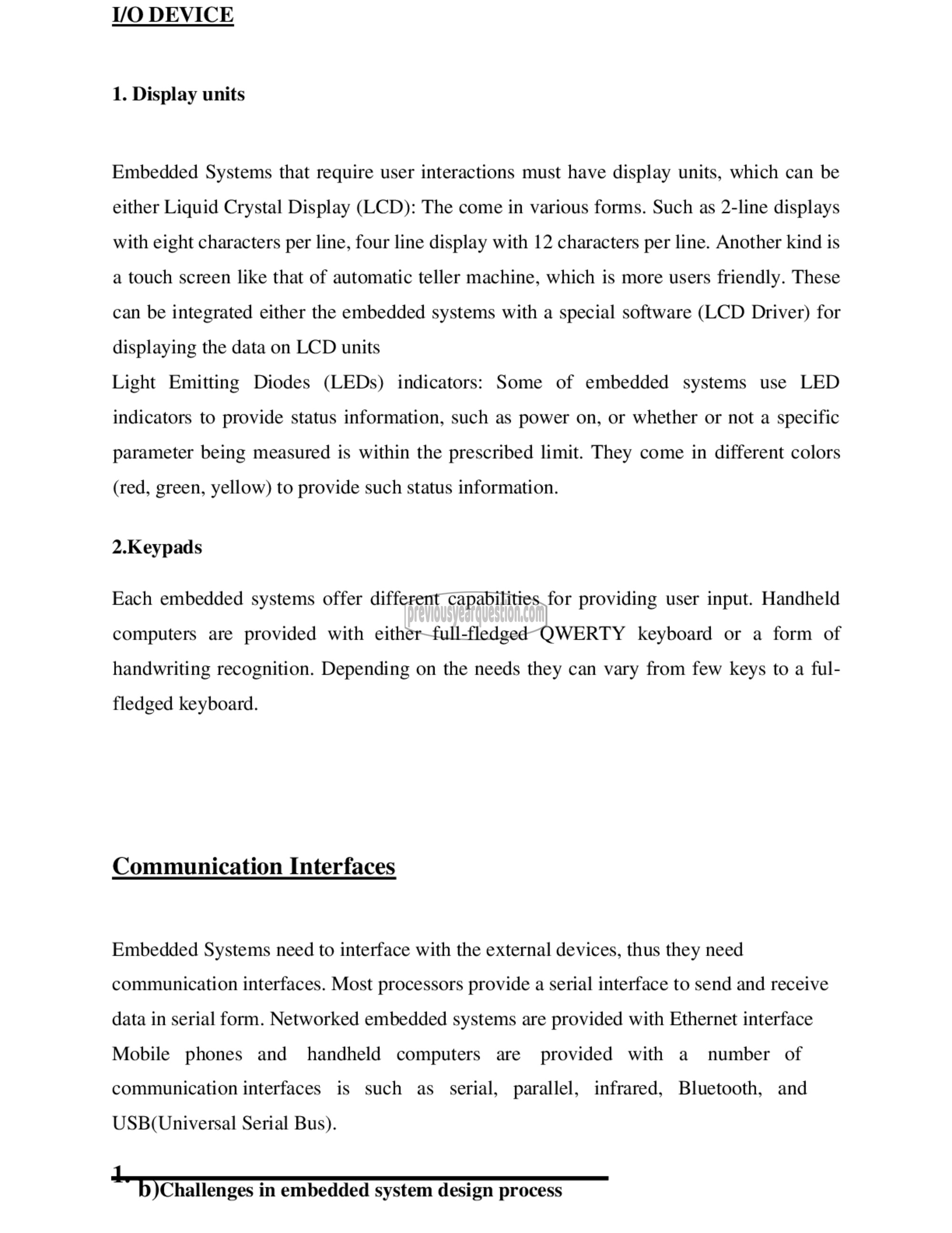 Question Paper - Embedded System-9