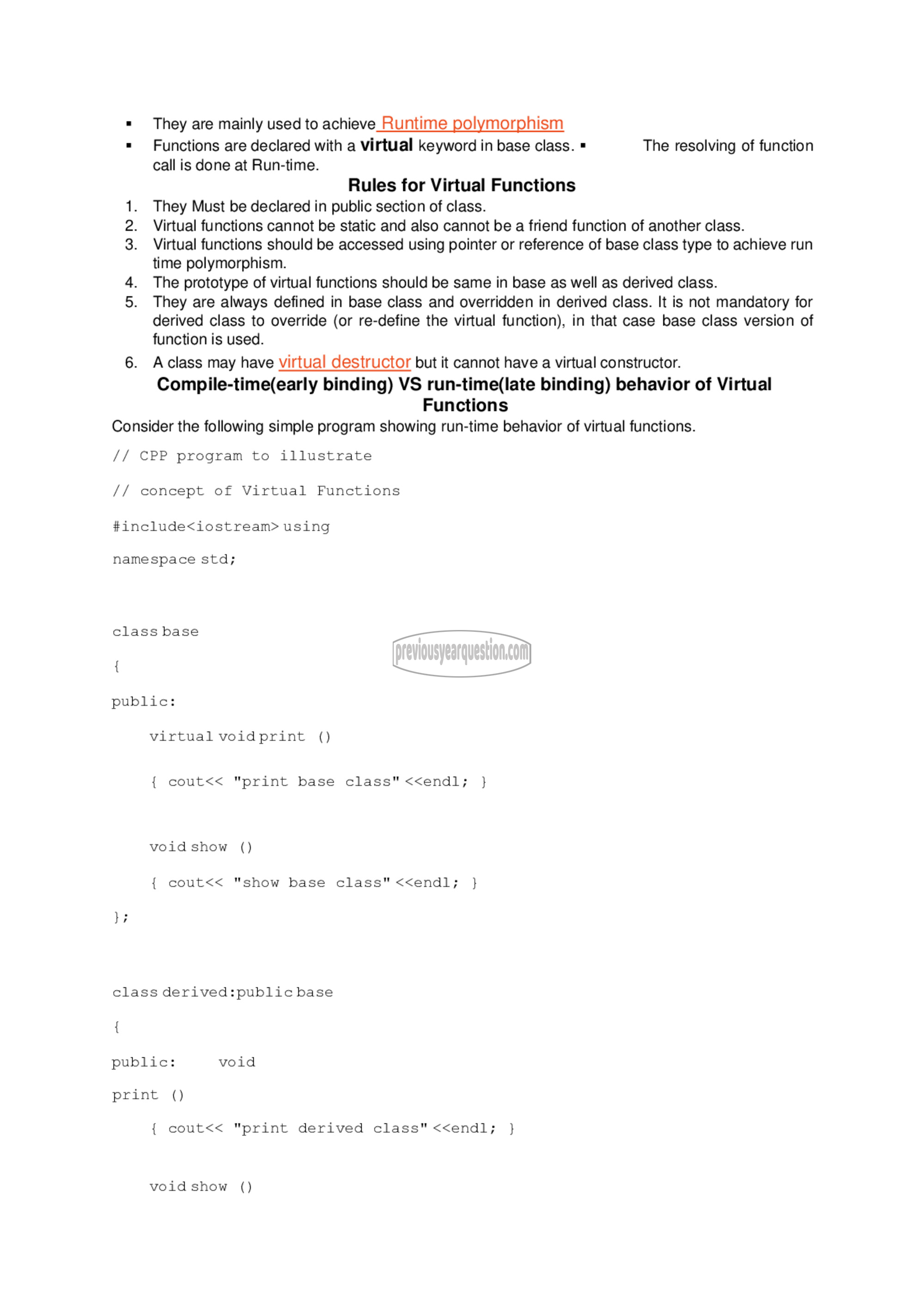 Question Paper - Object Oriented Programming-15