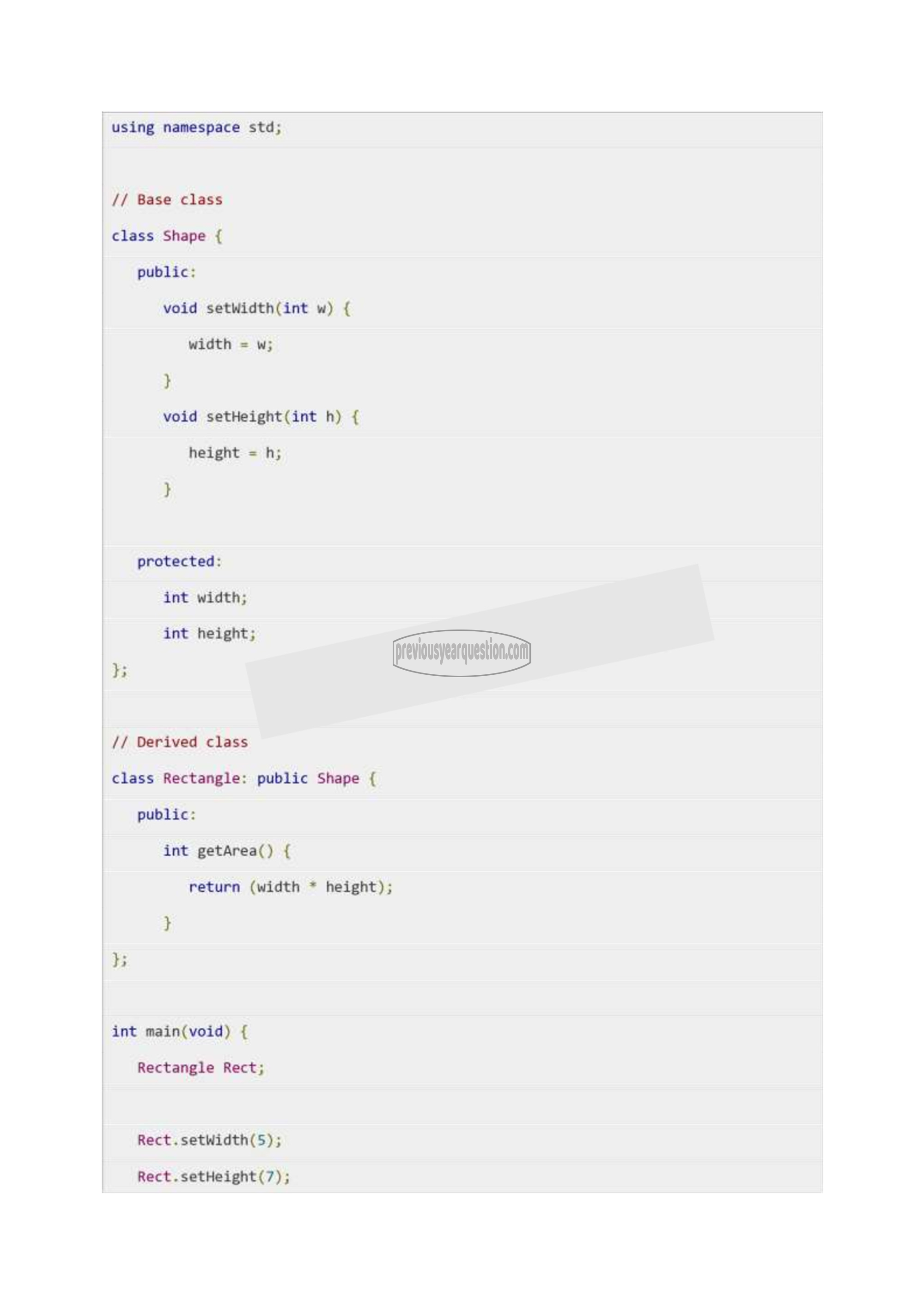 Question Paper - Object Oriented Programming-9