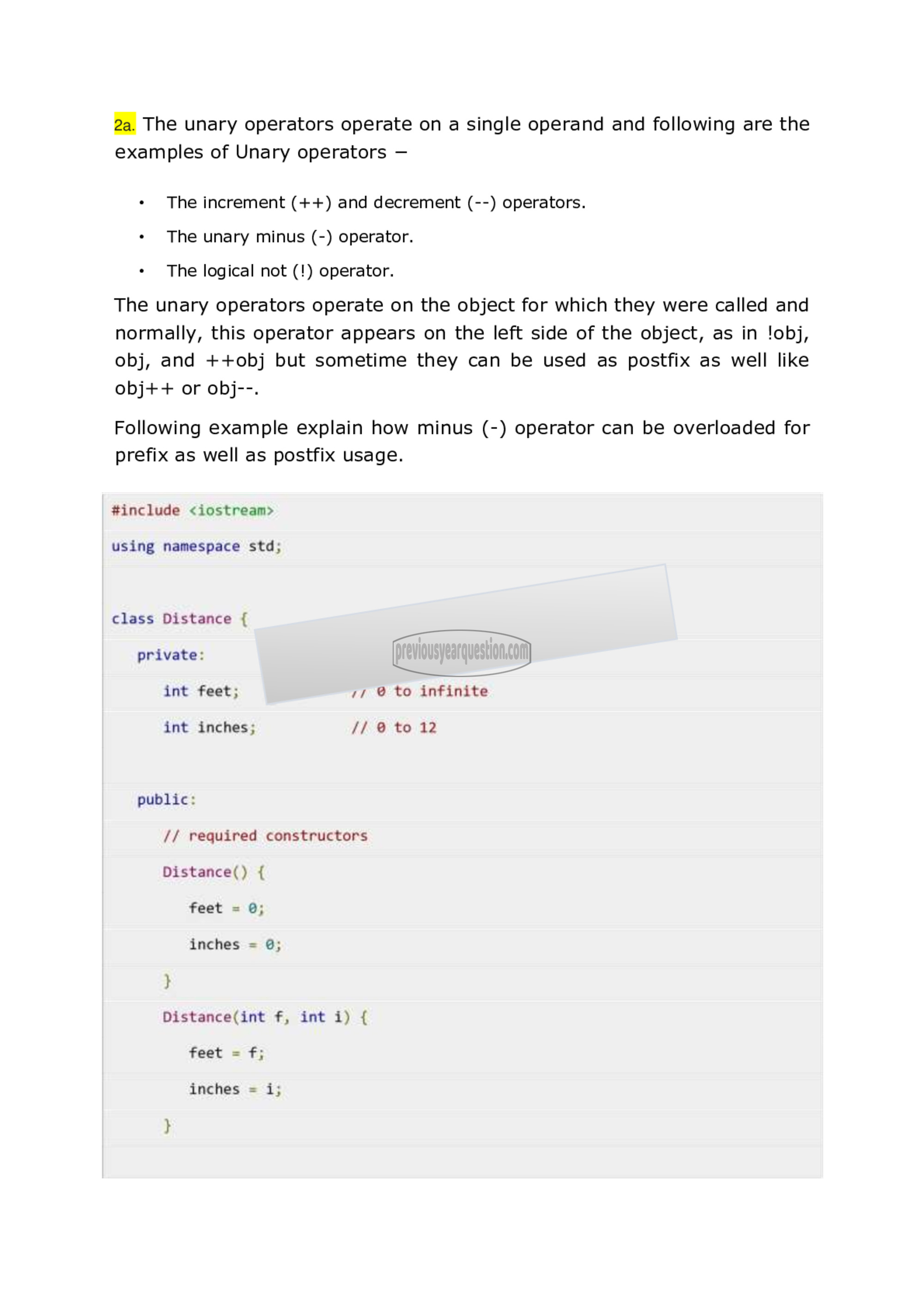 Question Paper - Object Oriented Programming-4