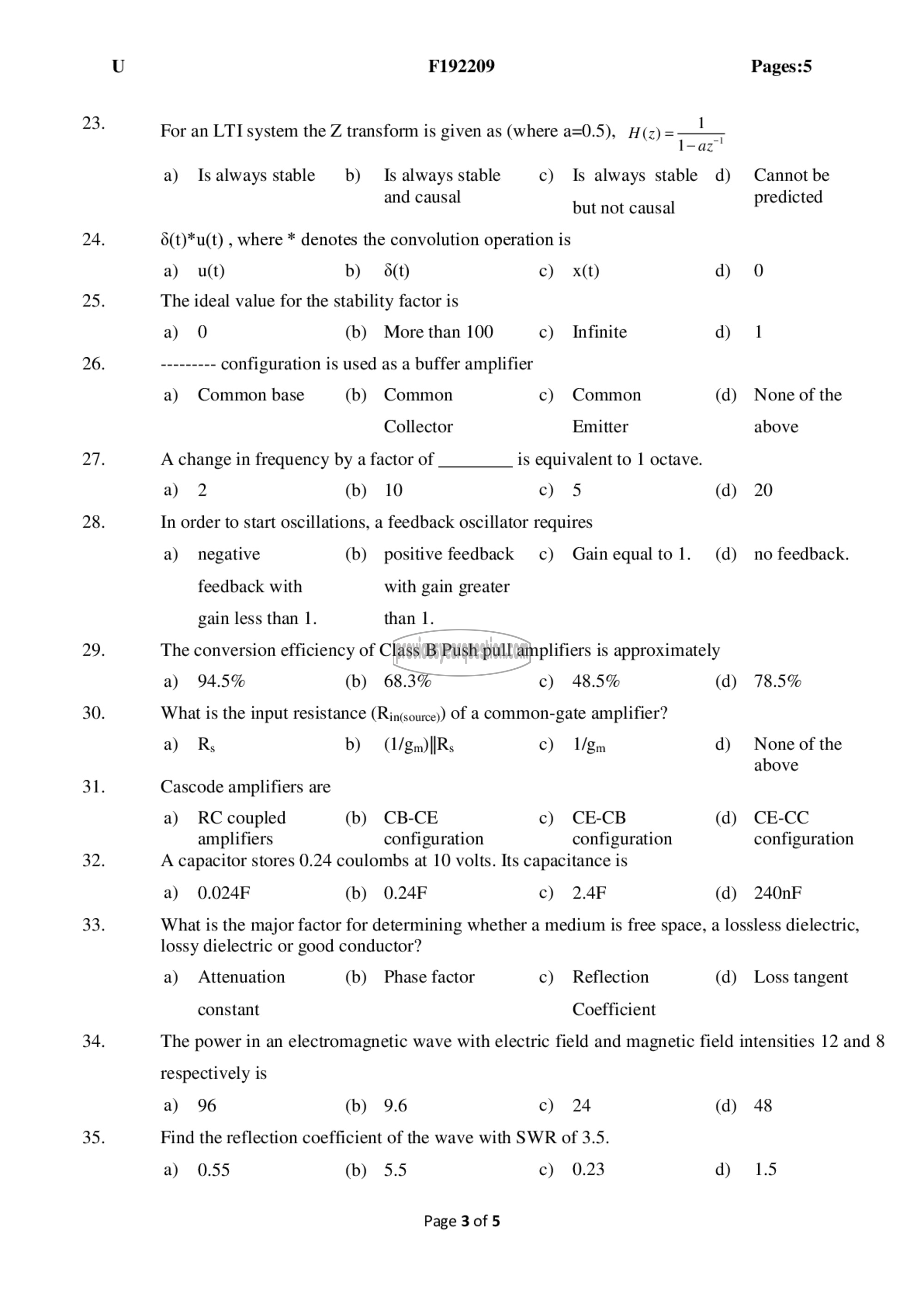 Question Paper - Comprehensive Exam-3