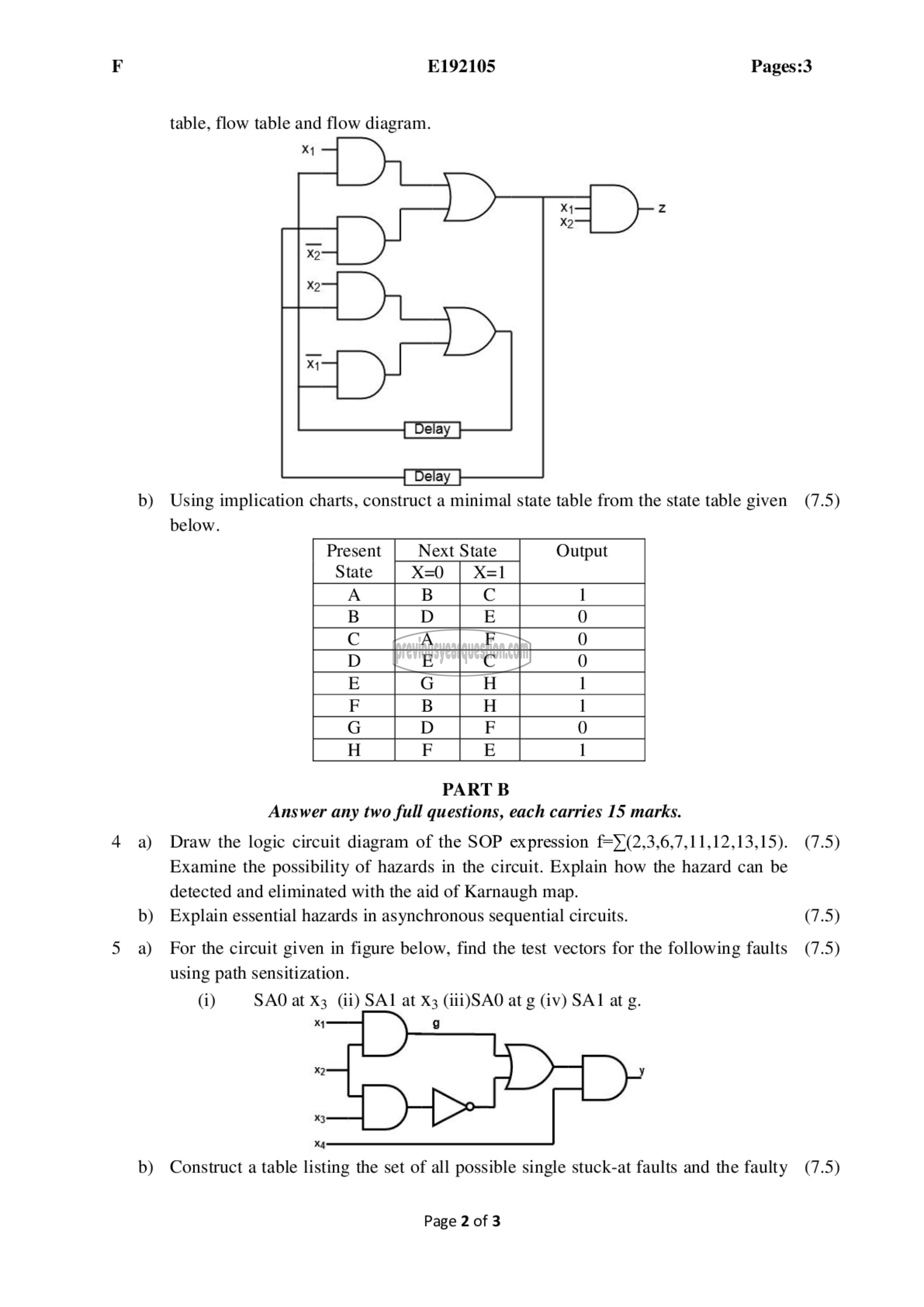 Question Paper - Digital System Design-2