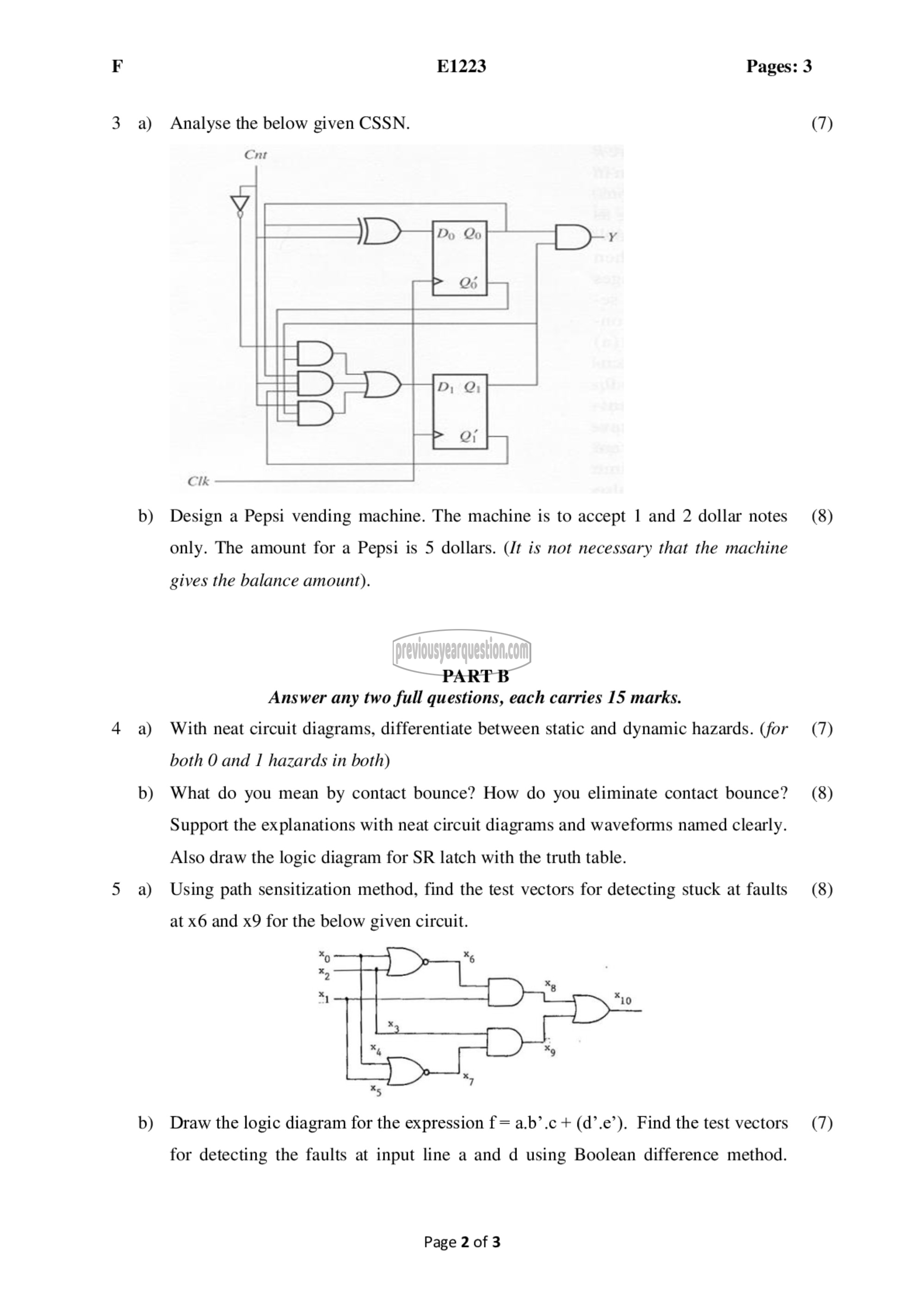 Question Paper - Digital System Design-2