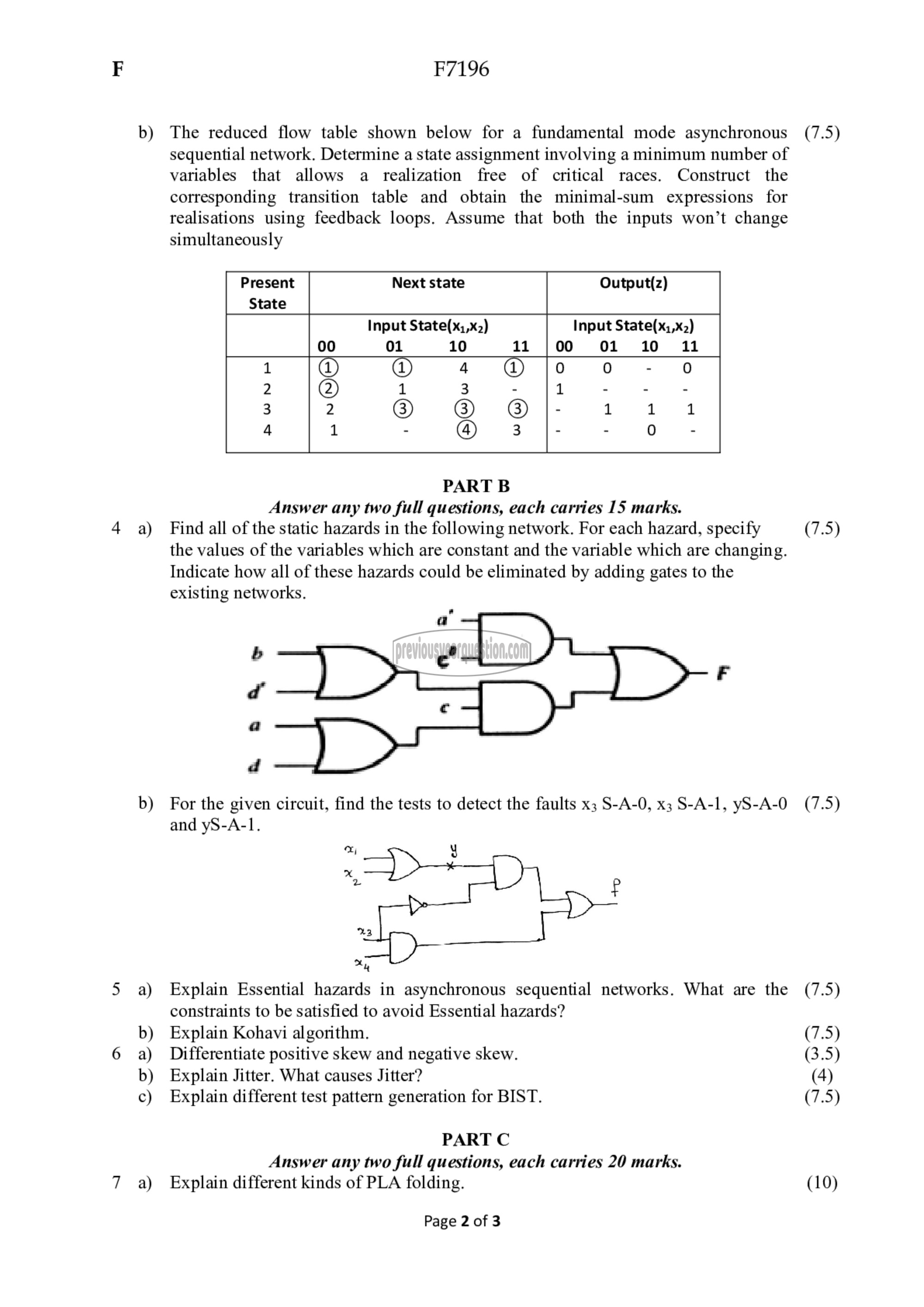 Question Paper - Digital System Design-2