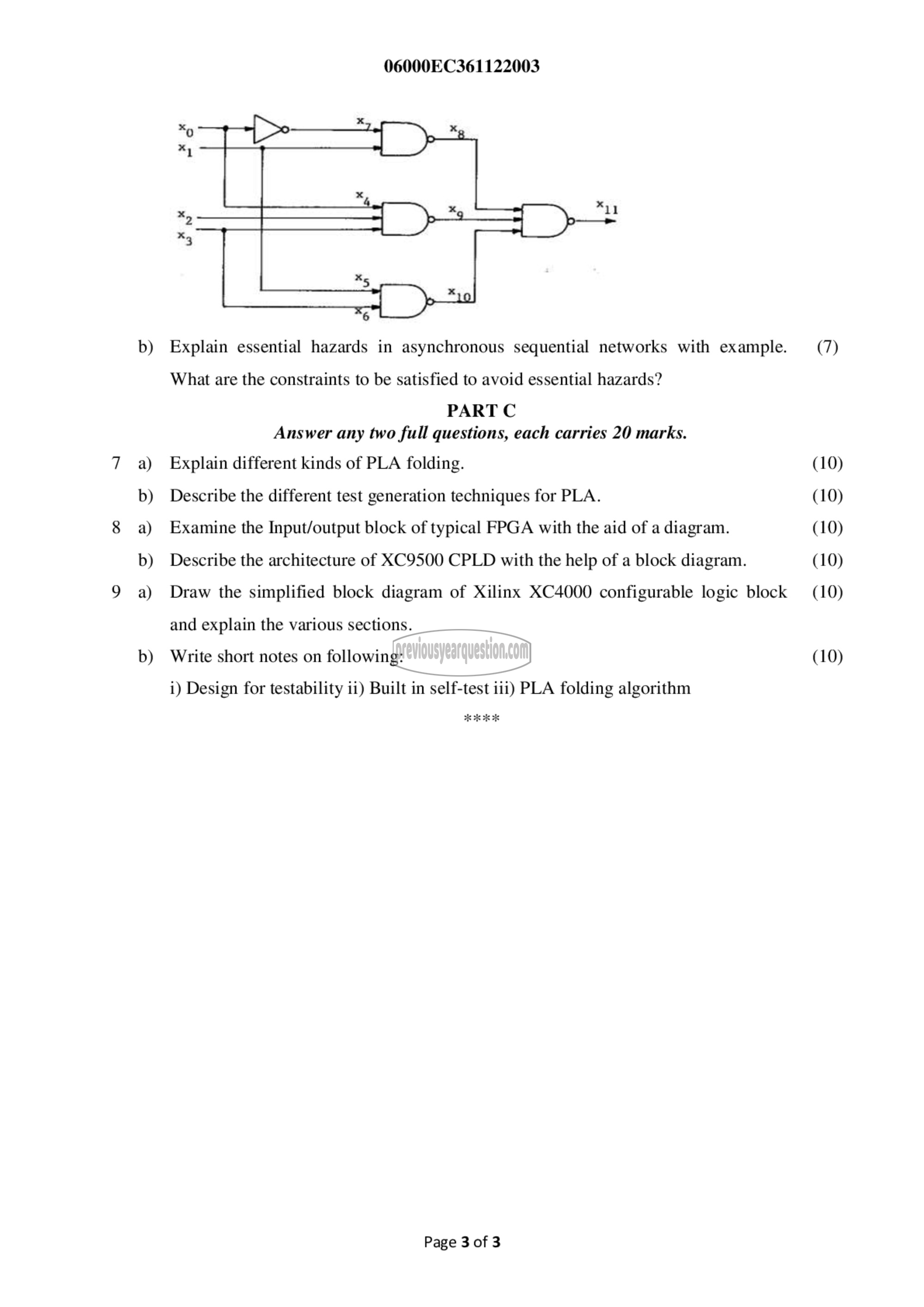 Question Paper - Digital System Design-3