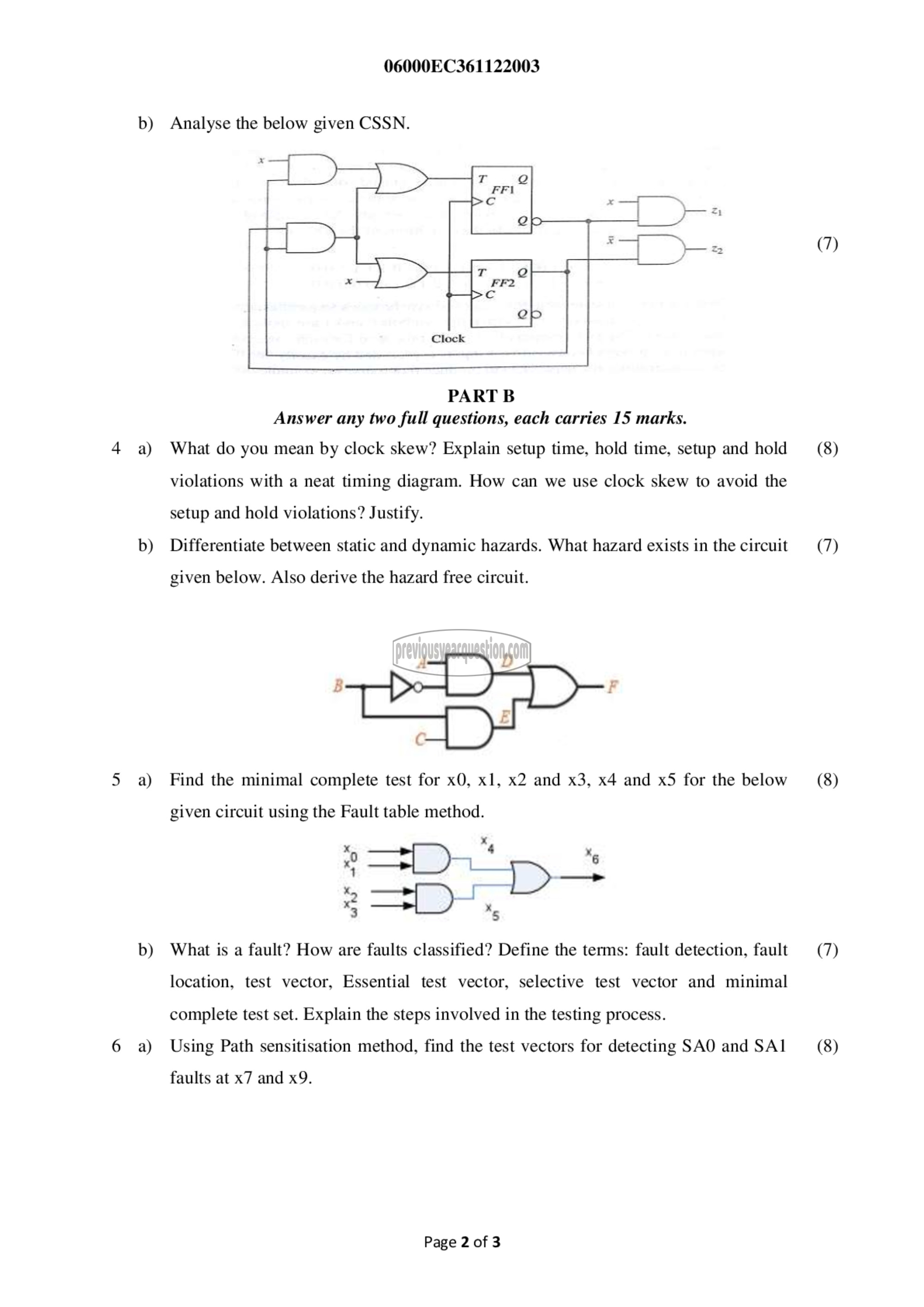 Question Paper - Digital System Design-2