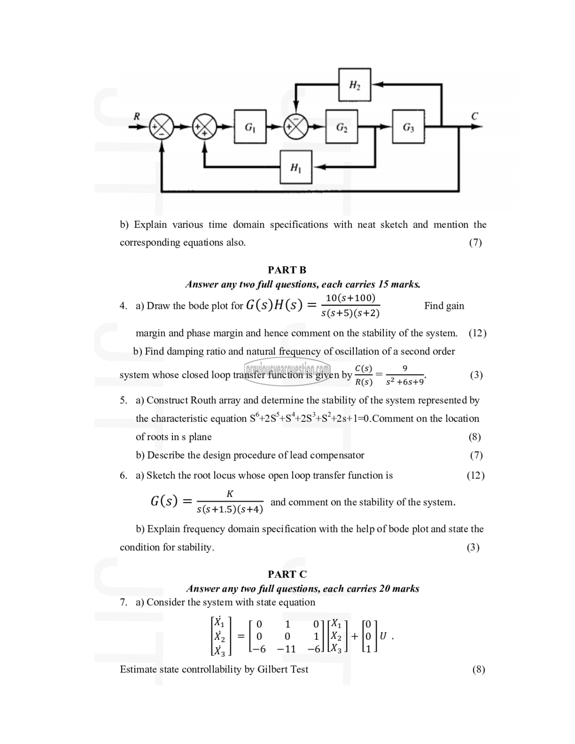 Question Paper - Control Systems-2