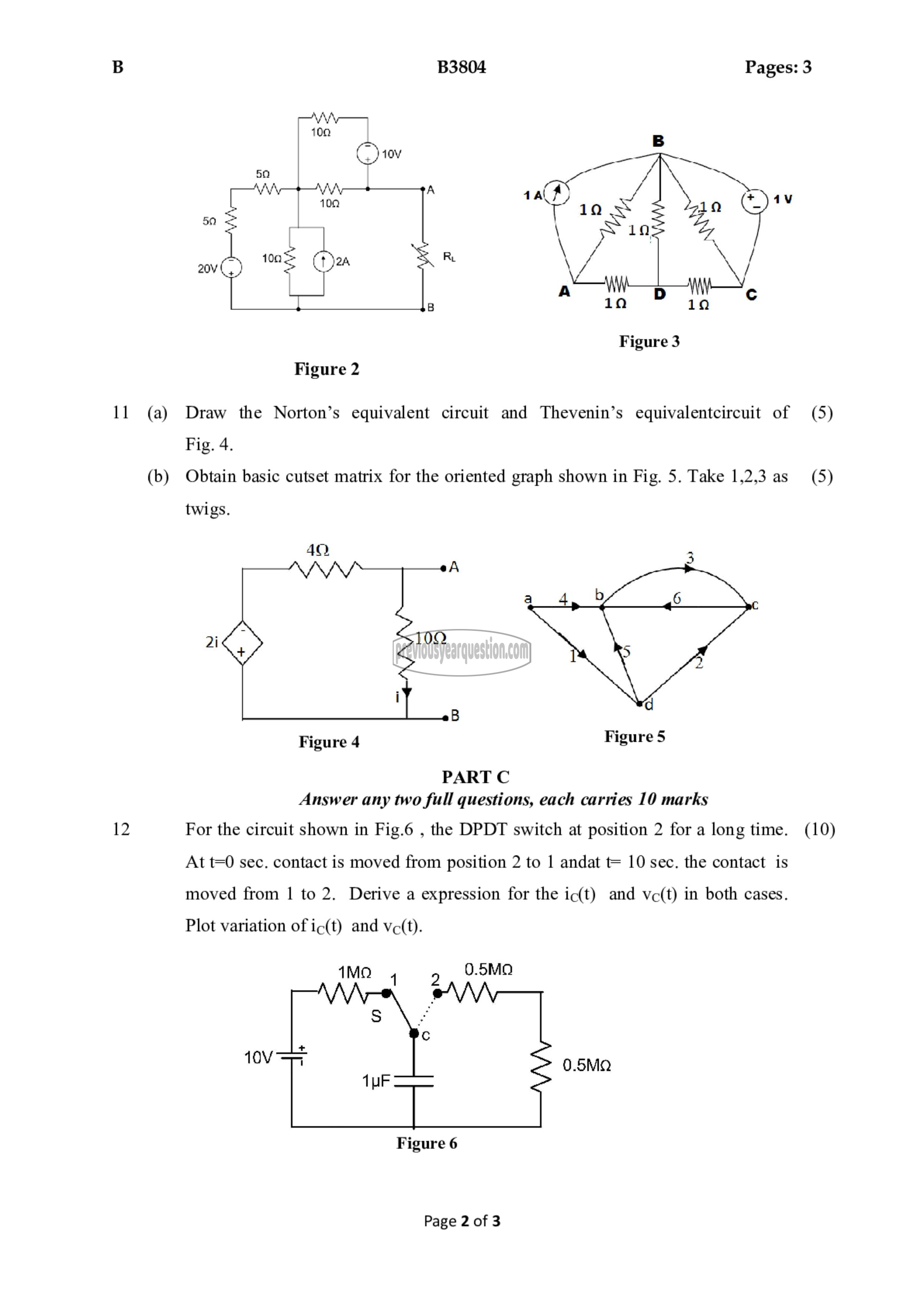 Question Paper - Circuits and, Networks-2