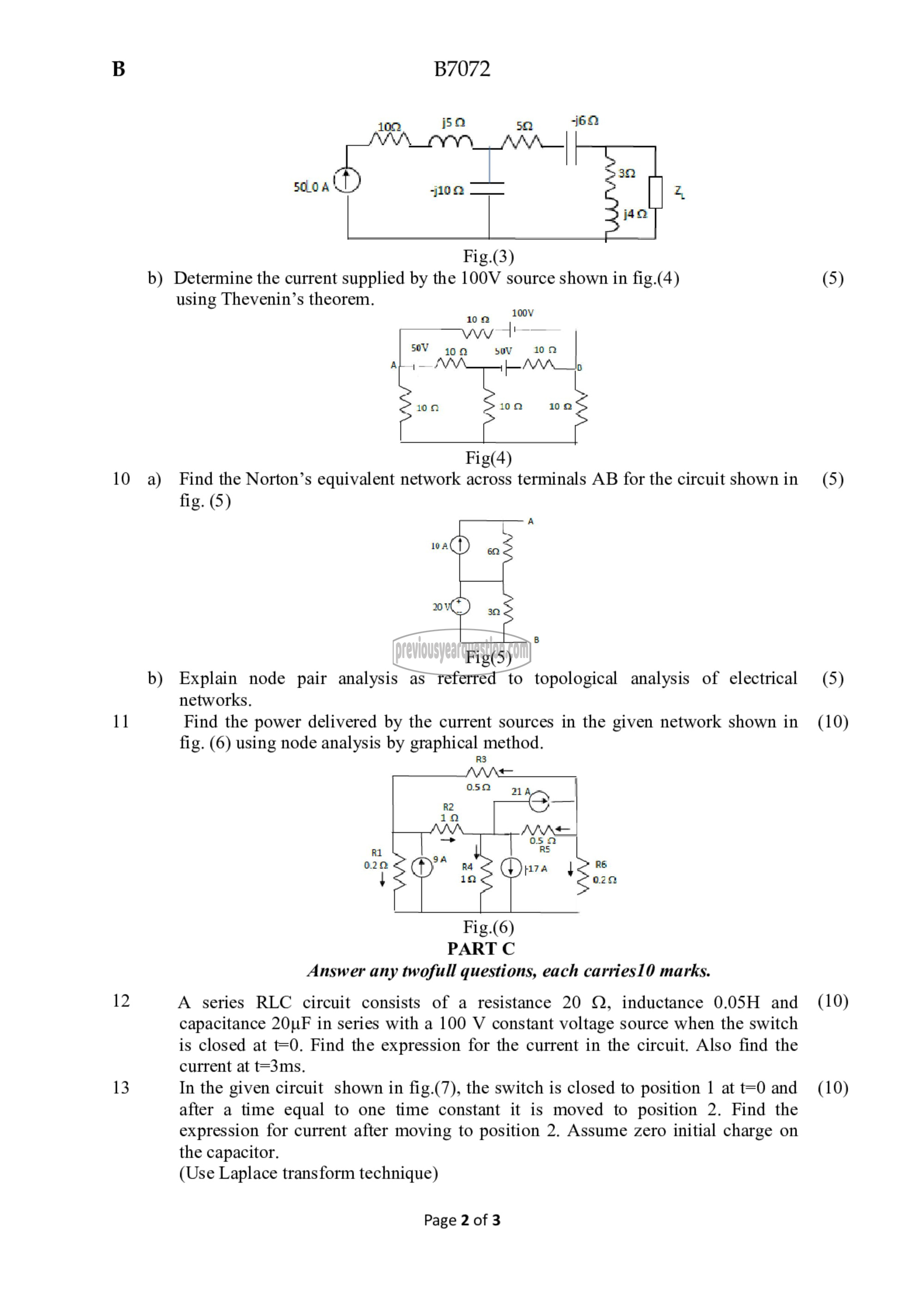 Question Paper - Circuits and, Networks-2