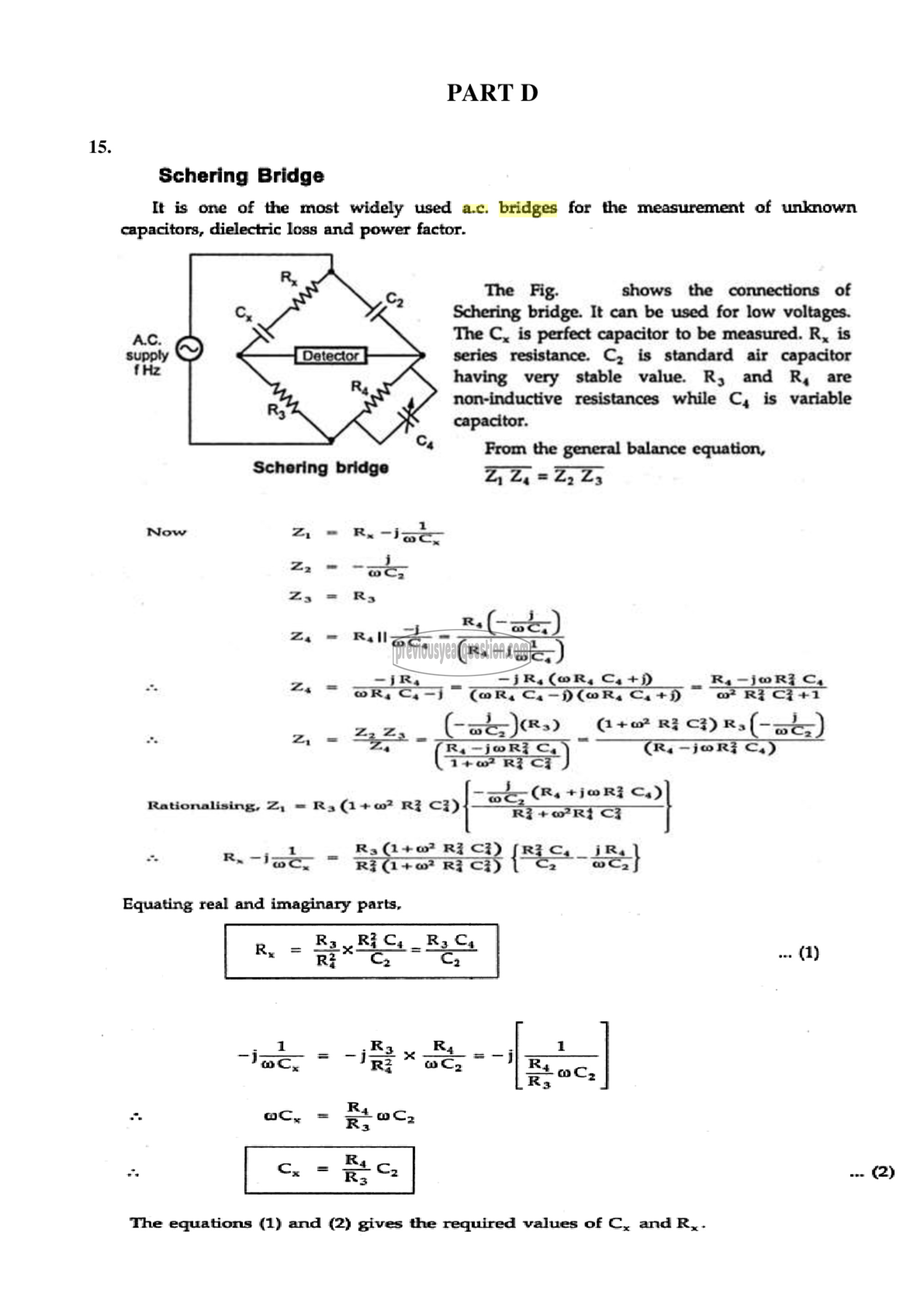 Question Paper - Measurements and Instrumentation-21