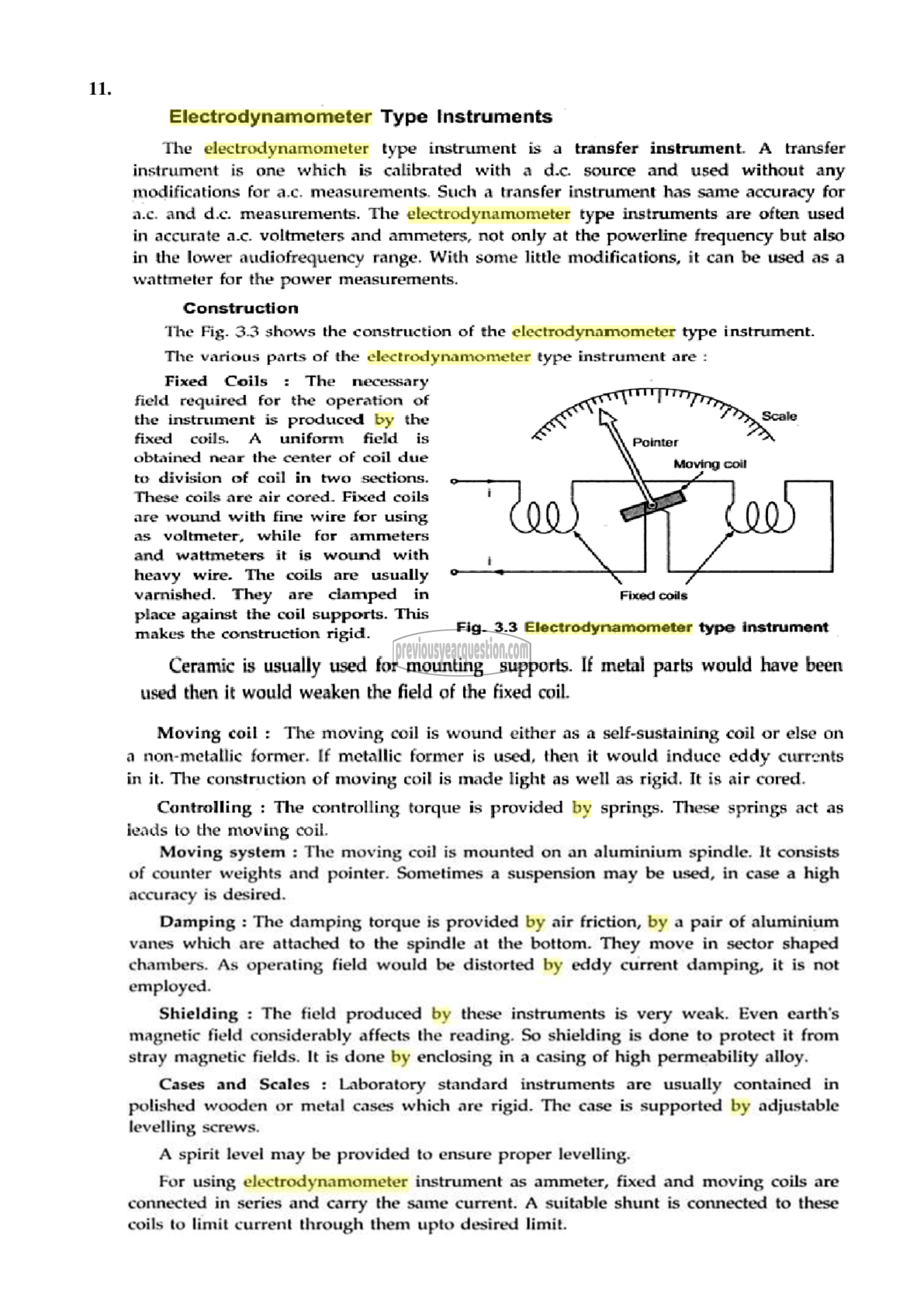 Question Paper - Measurements and Instrumentation-10