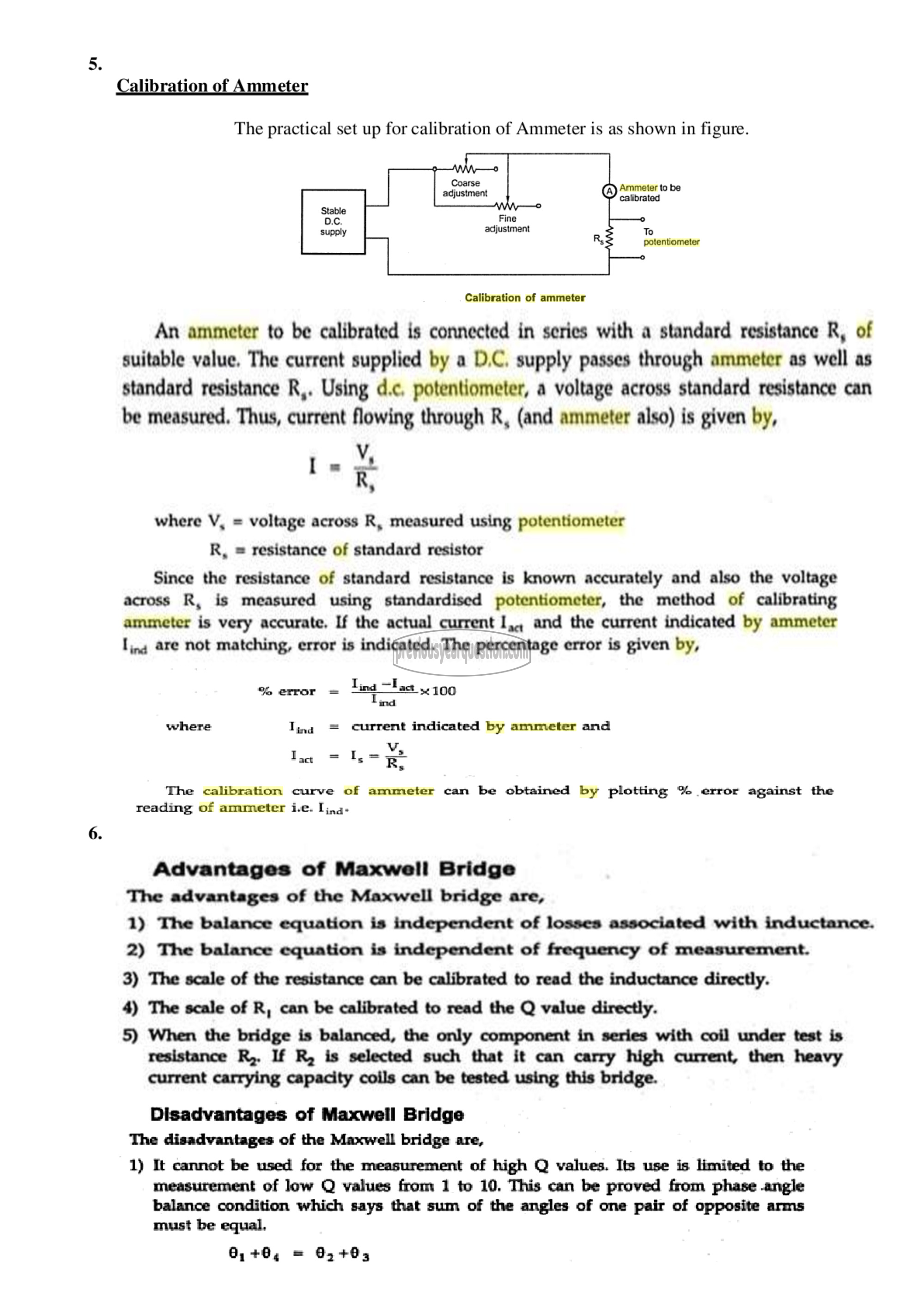 Question Paper - Measurements and Instrumentation-5