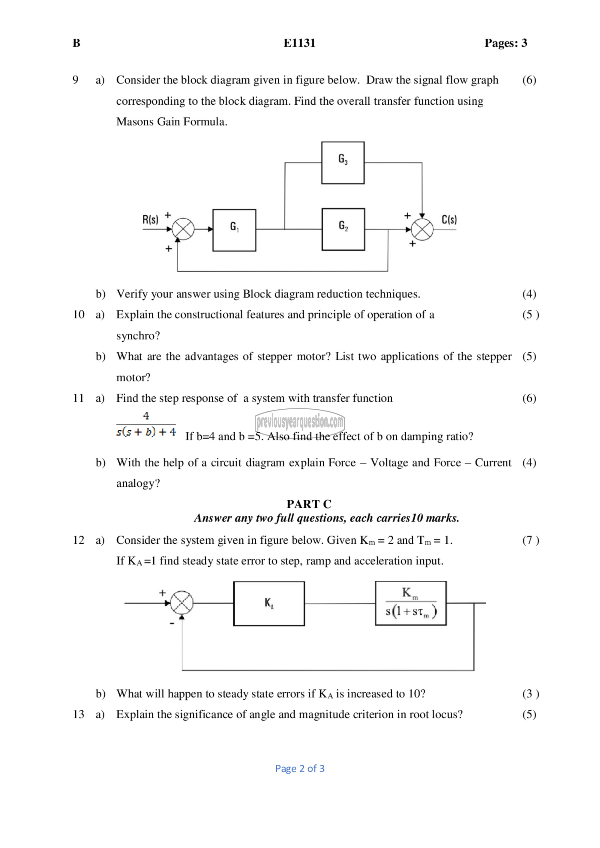 Question Paper - Linear Control Systems-2