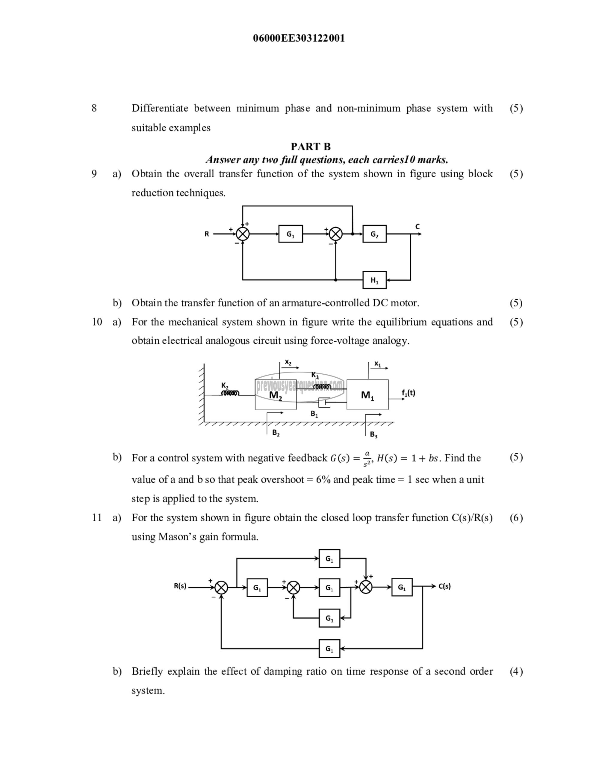 Question Paper - Linear Control Systems-2