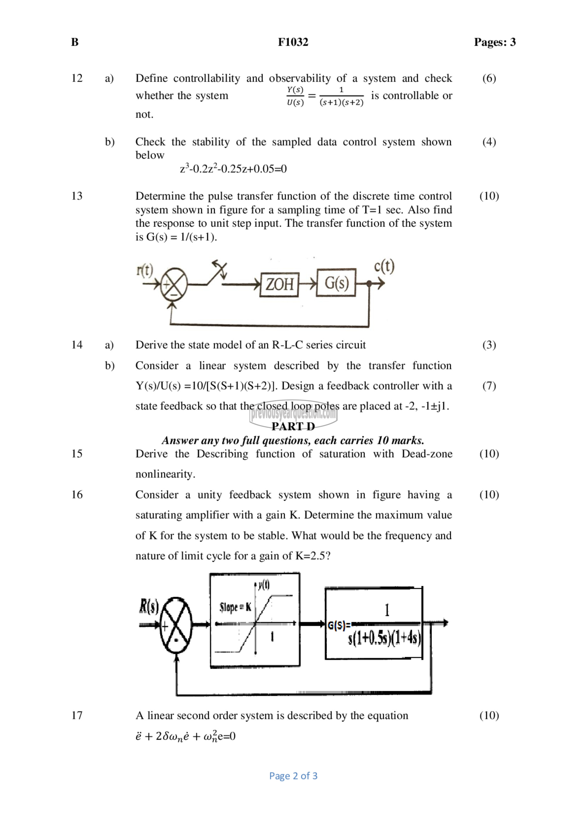 Question Paper - Advanced Control Theory-2