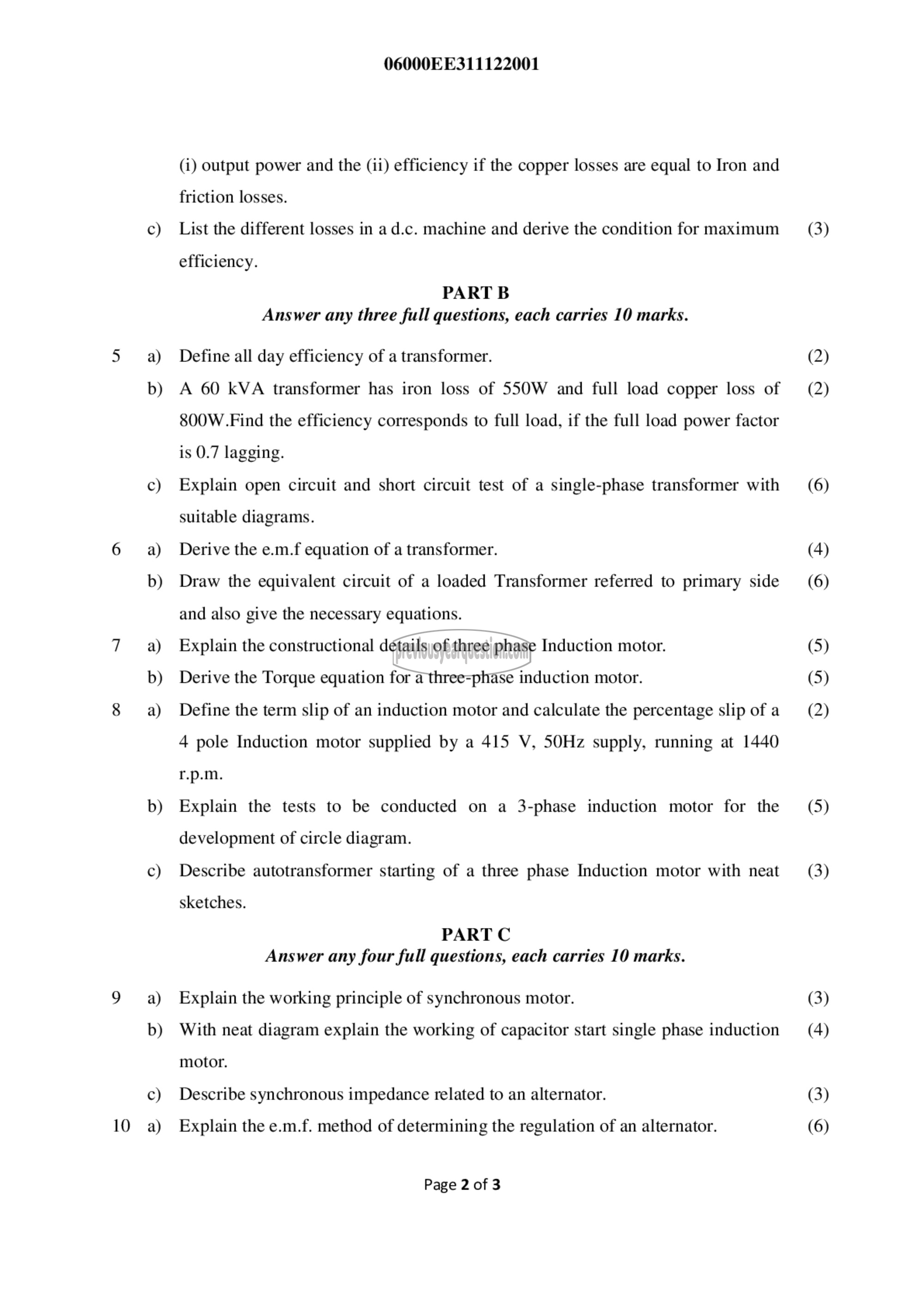 Question Paper - Electrical Drives &Control for Automation-2