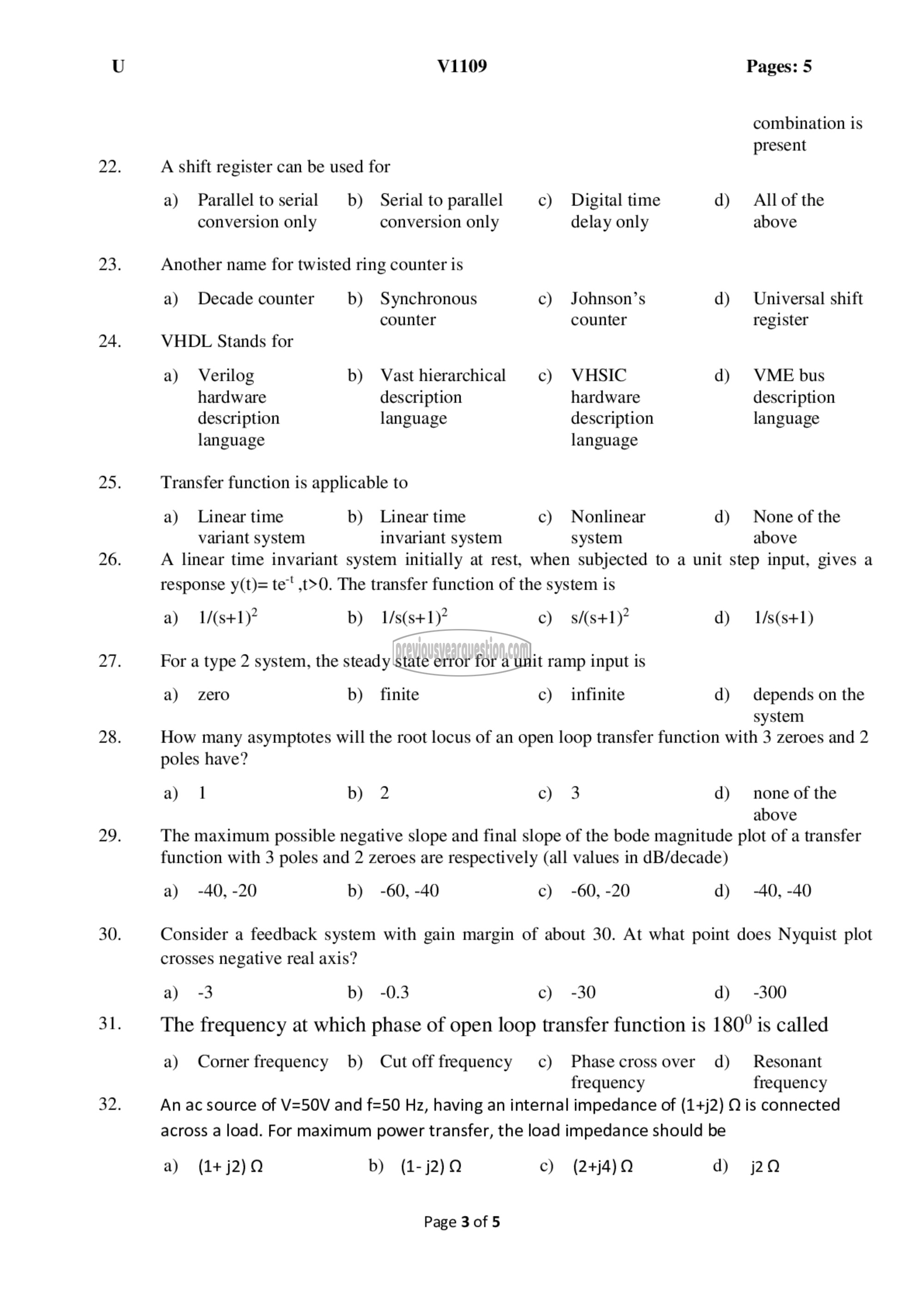 Question Paper - Comprehensive Exam-3