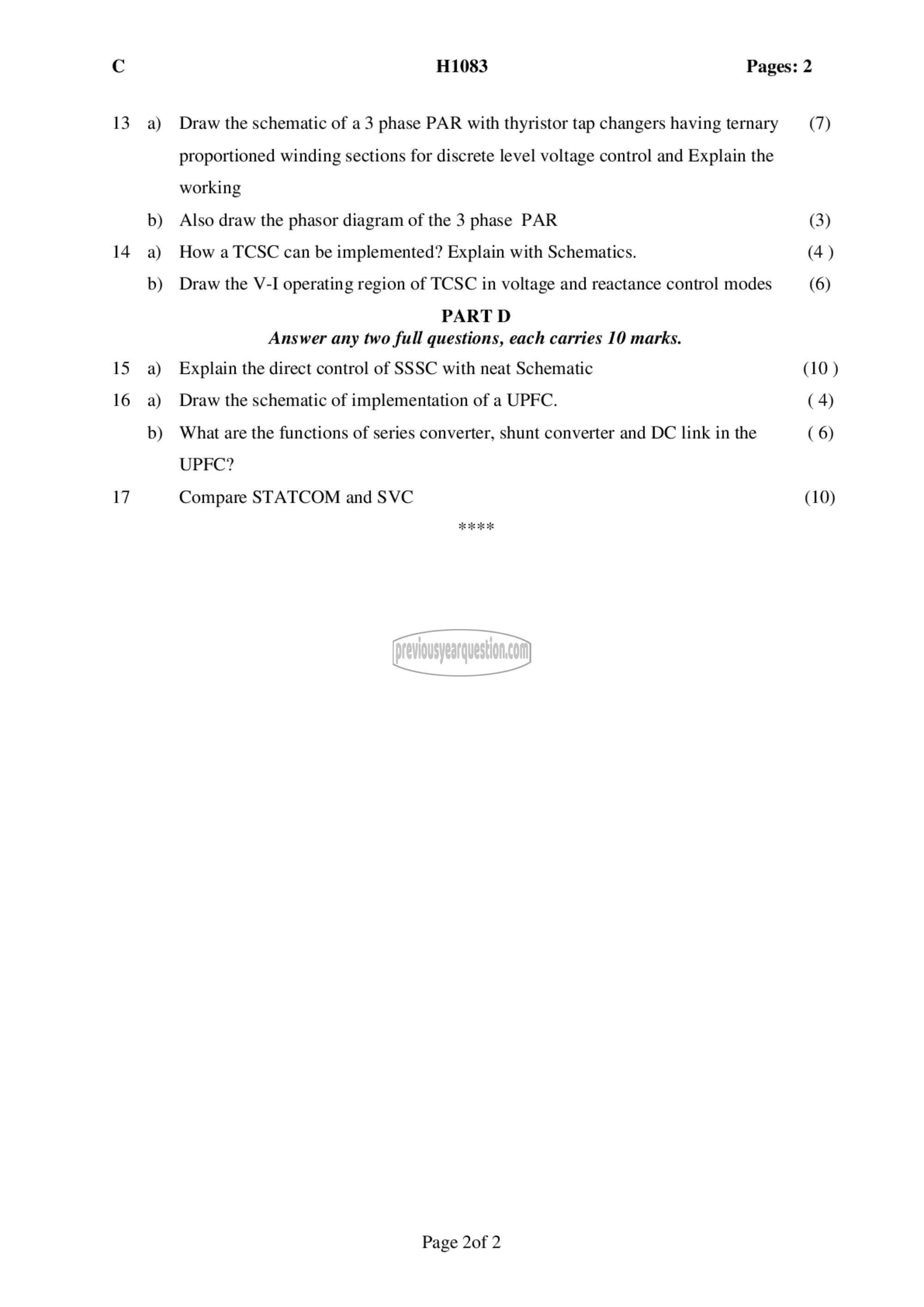 Question Paper - FACTS-2