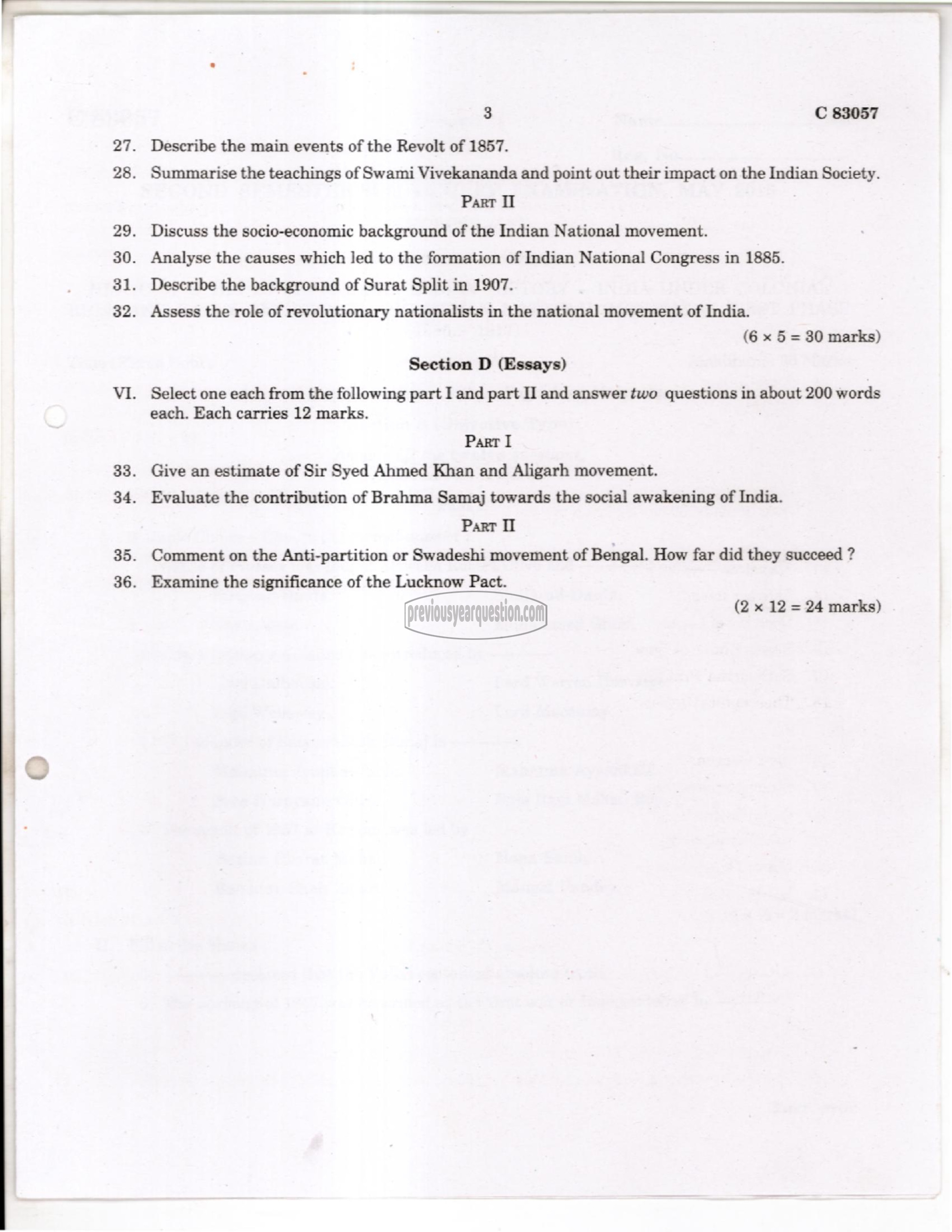 Question Paper - Method of Historical Research-3