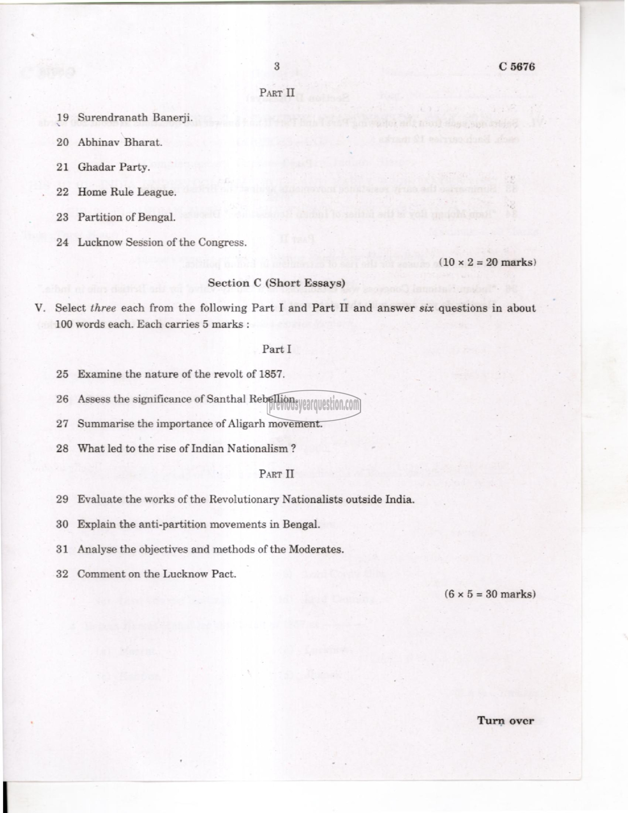 Question Paper - Method of Historical Research-3