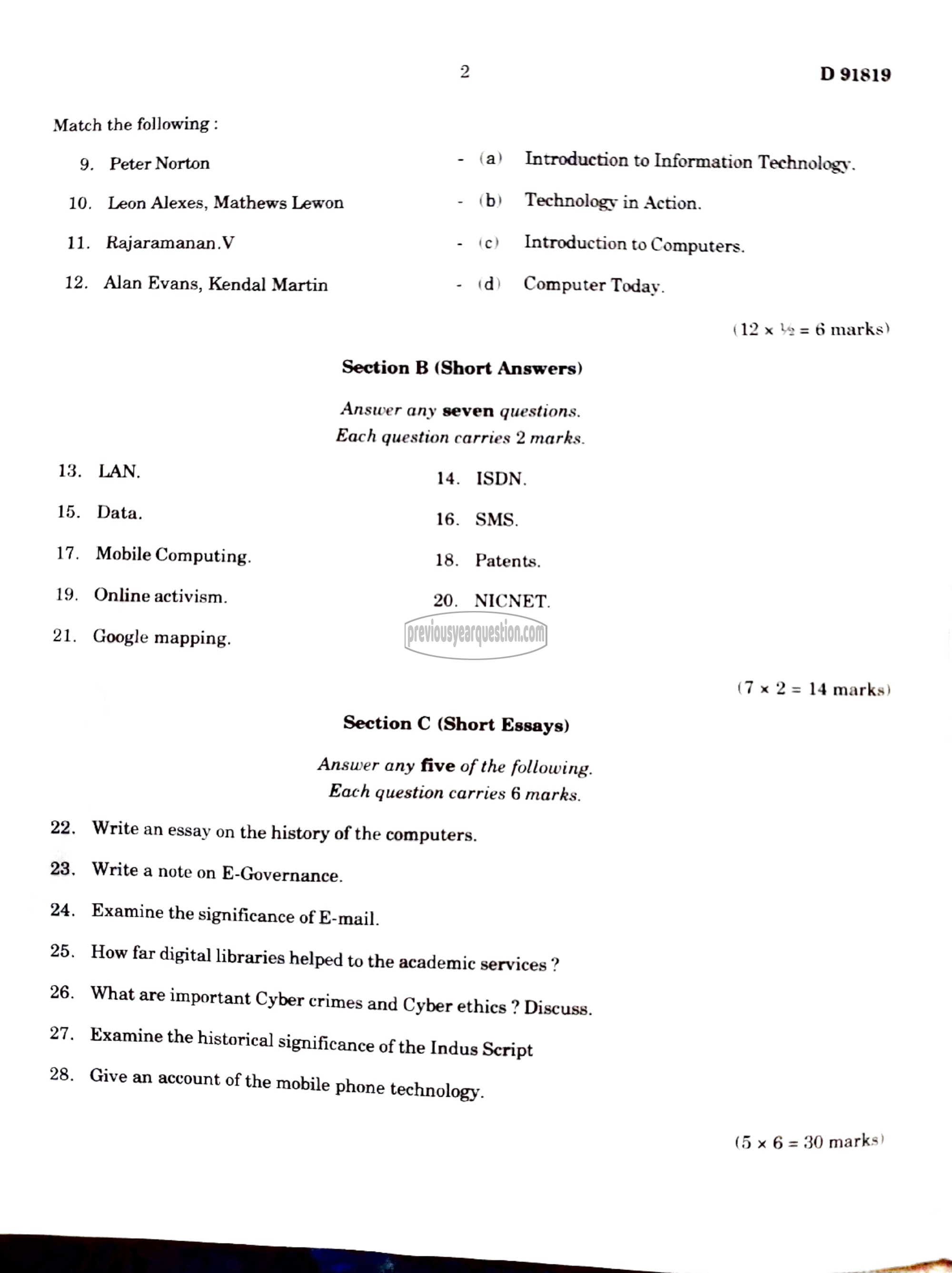 Question Paper - WORLD HISTORY- 1-2