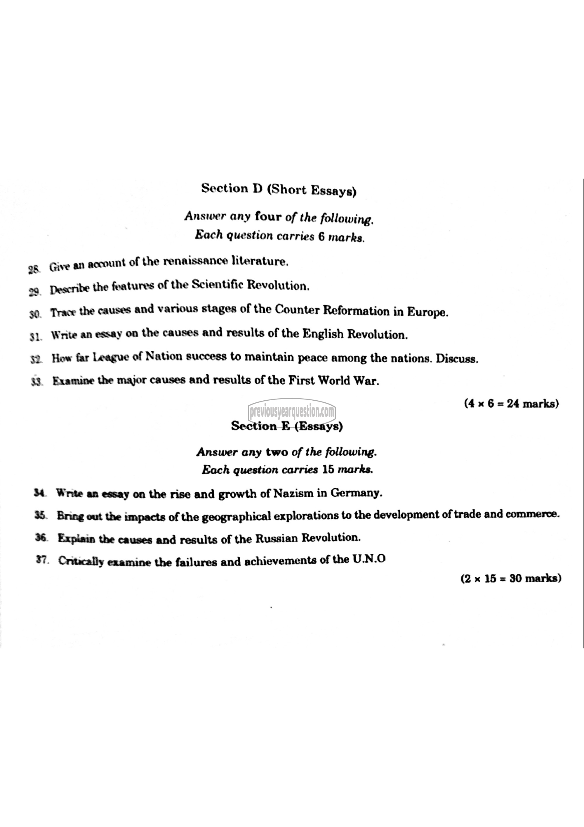 Question Paper - METHODOLOGY OF THE WRITING OF HISTORY-3