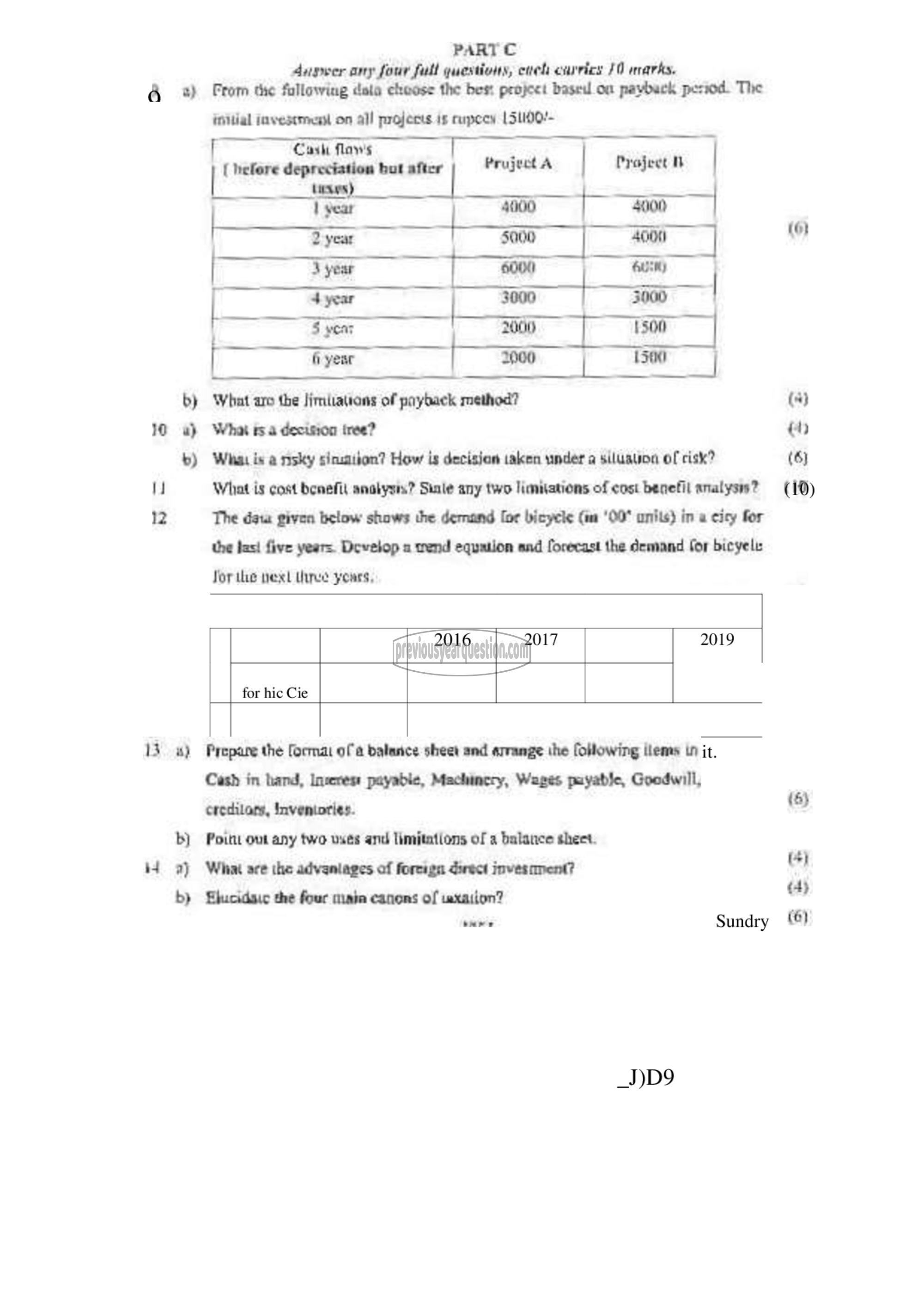 Question Paper - Business Economics-2