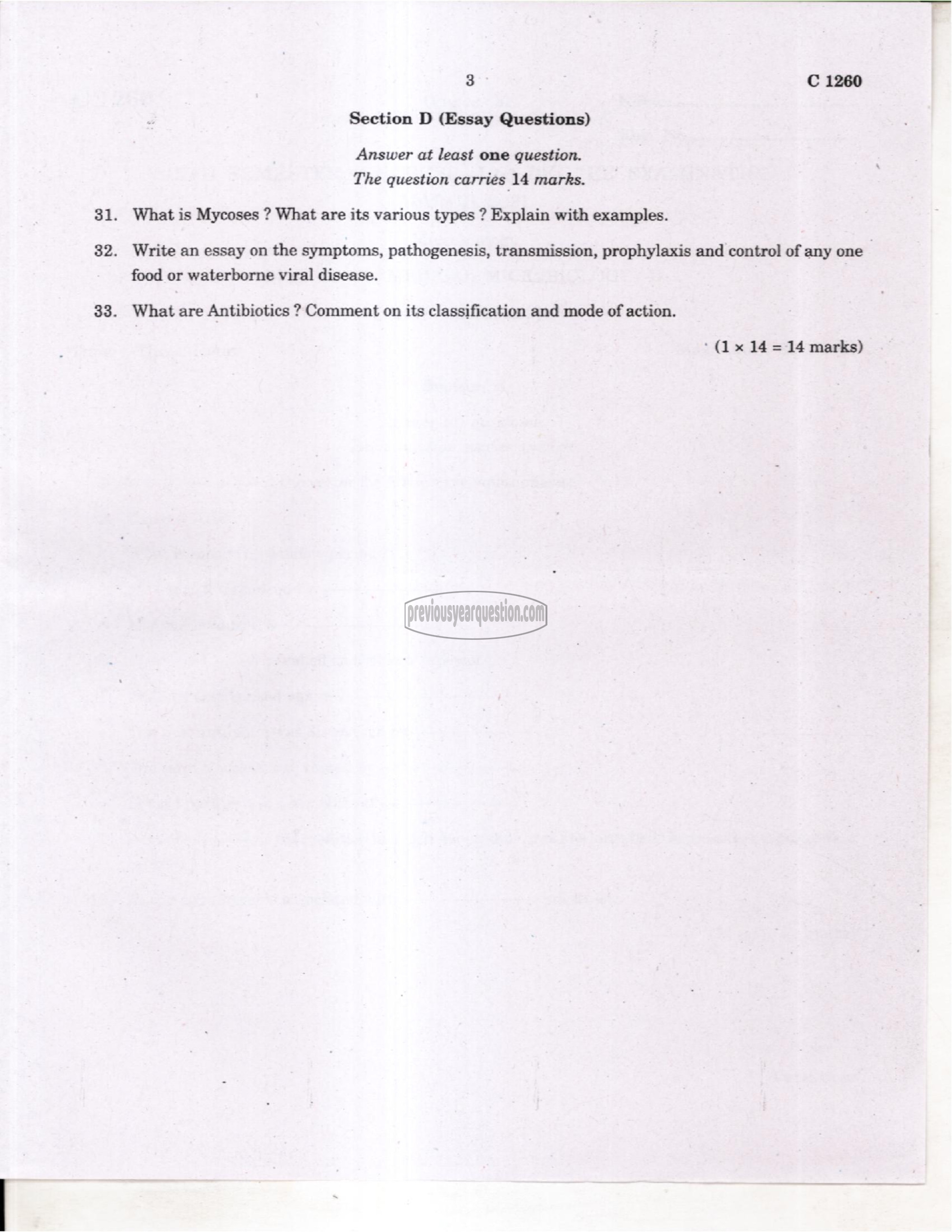 Question Paper - Medical Microbiology-II-3