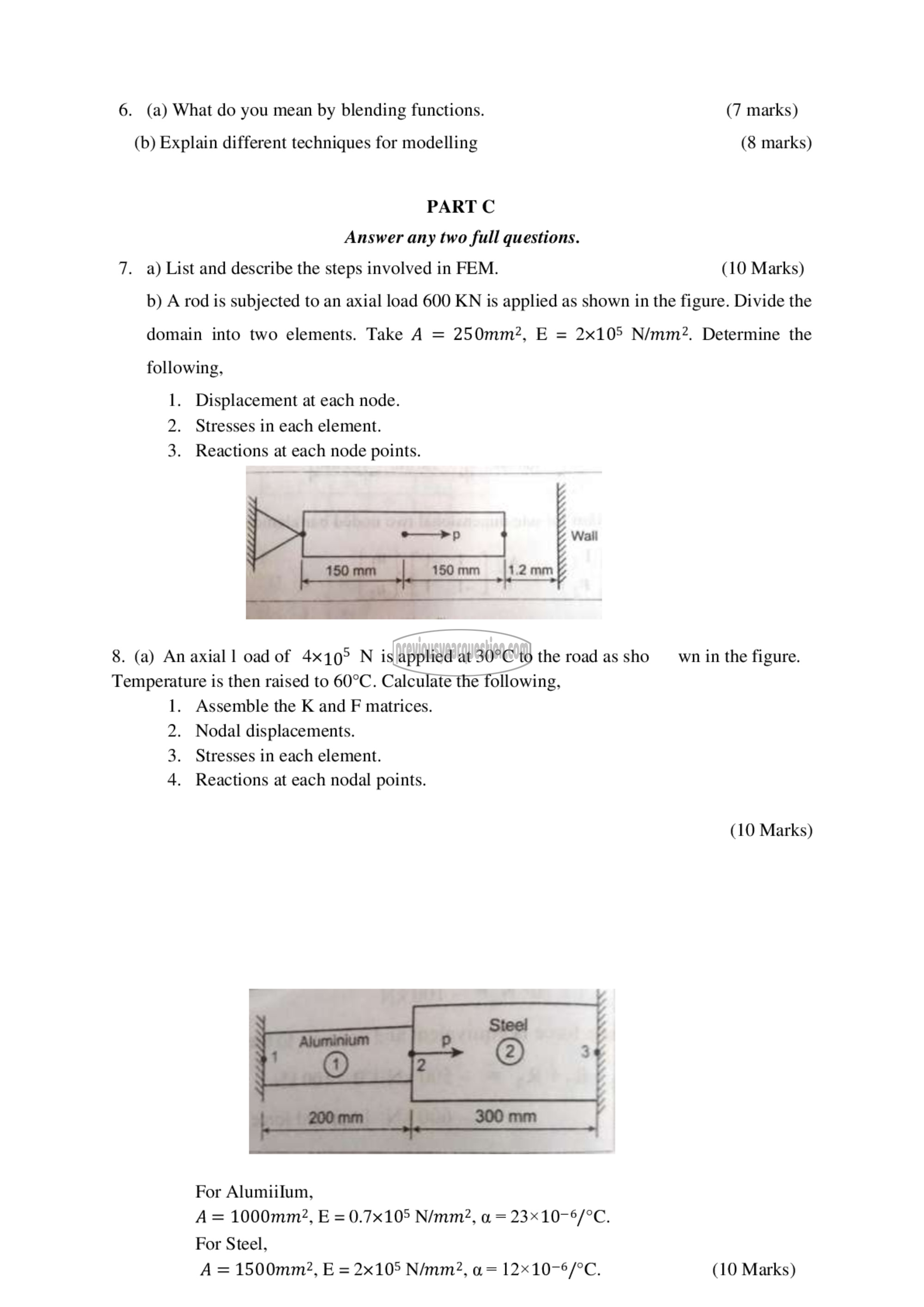 Question Paper - Computer Aided Design and Analysis-2