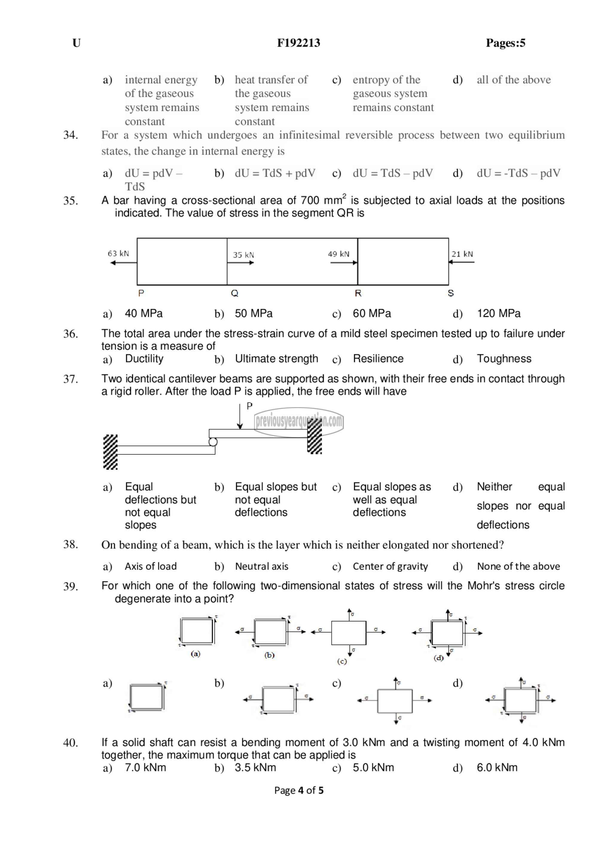 Question Paper - Comprehensive Exam-4