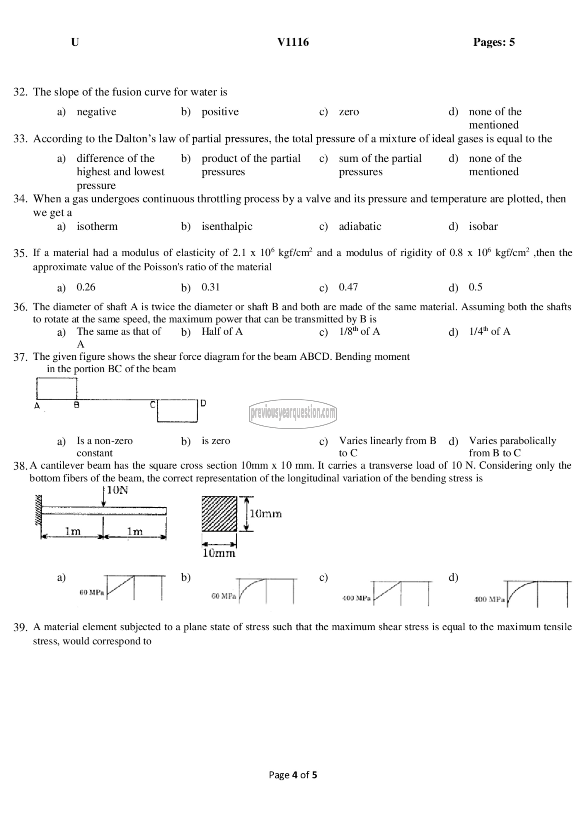 Question Paper - Comprehensive Exam-4