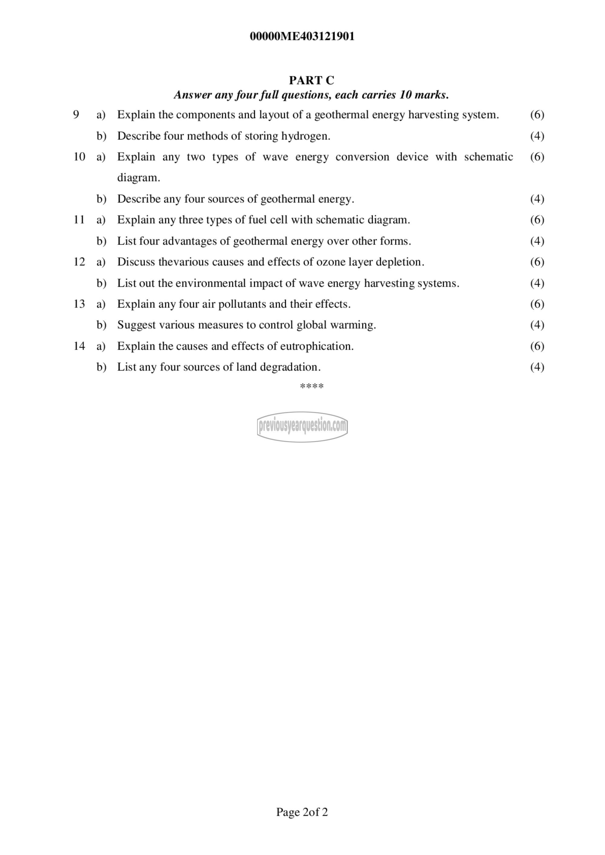 Question Paper - Advanced Energy Engineering-2