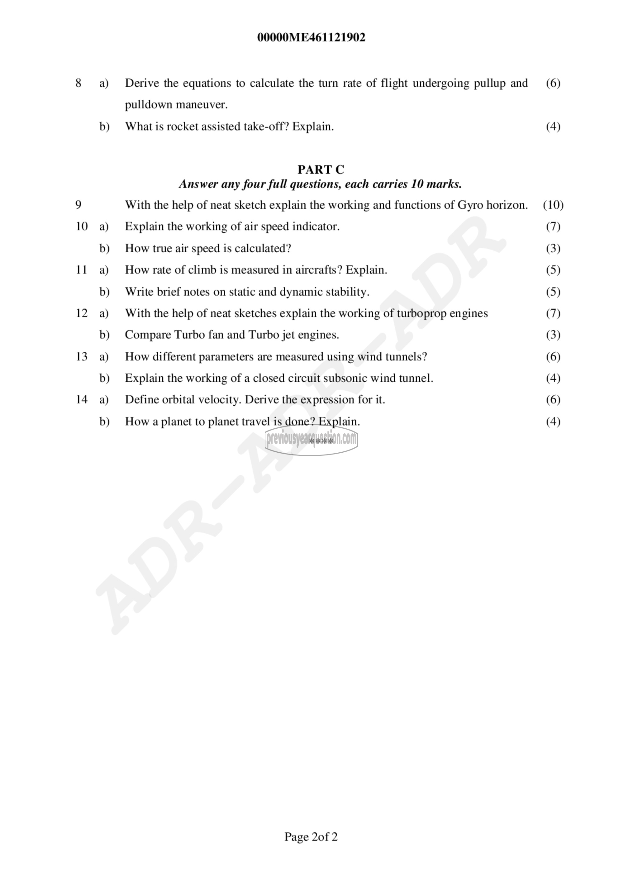 Question Paper - Aerospace Engineering-2