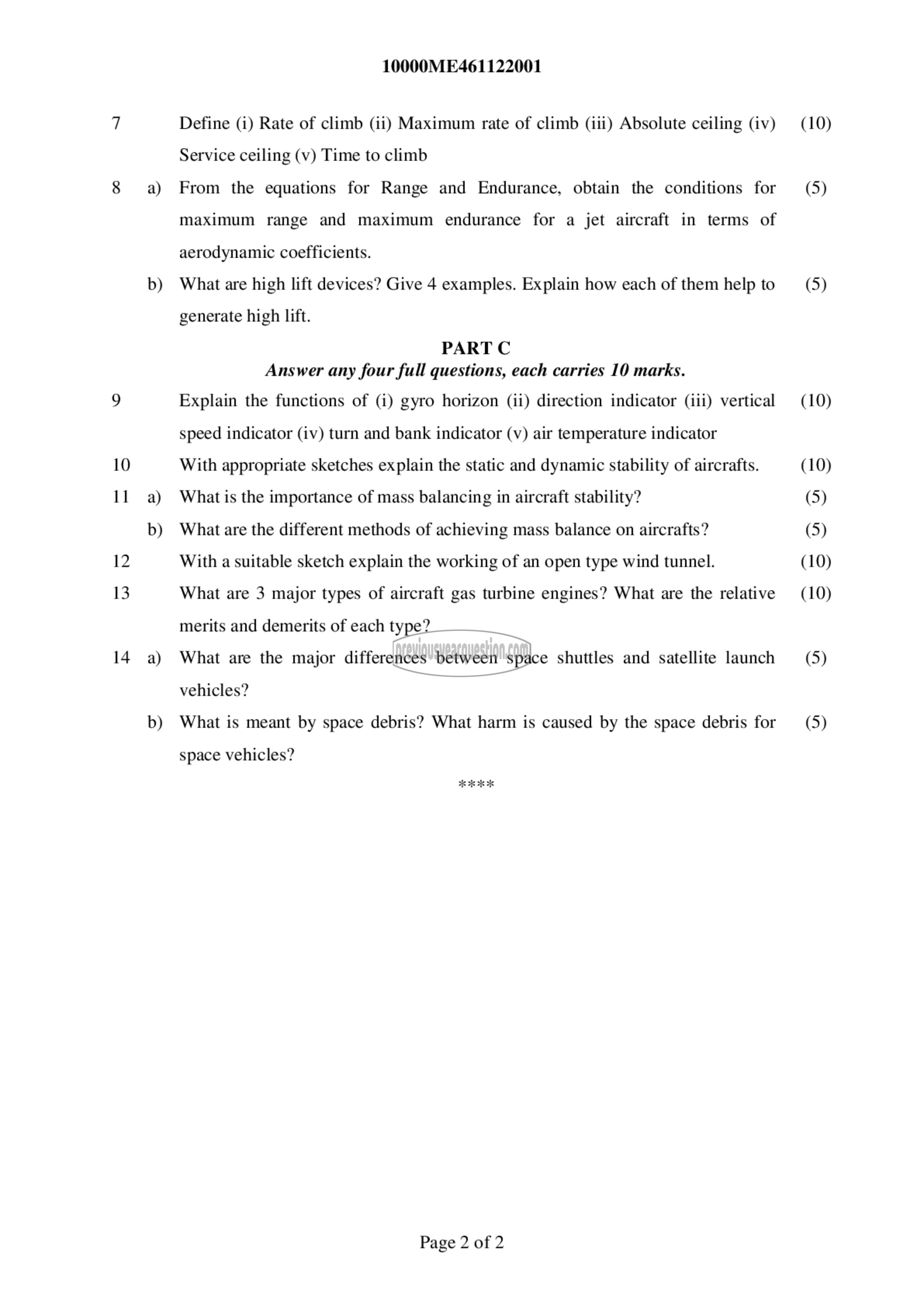 Question Paper - Aerospace Engineering-2