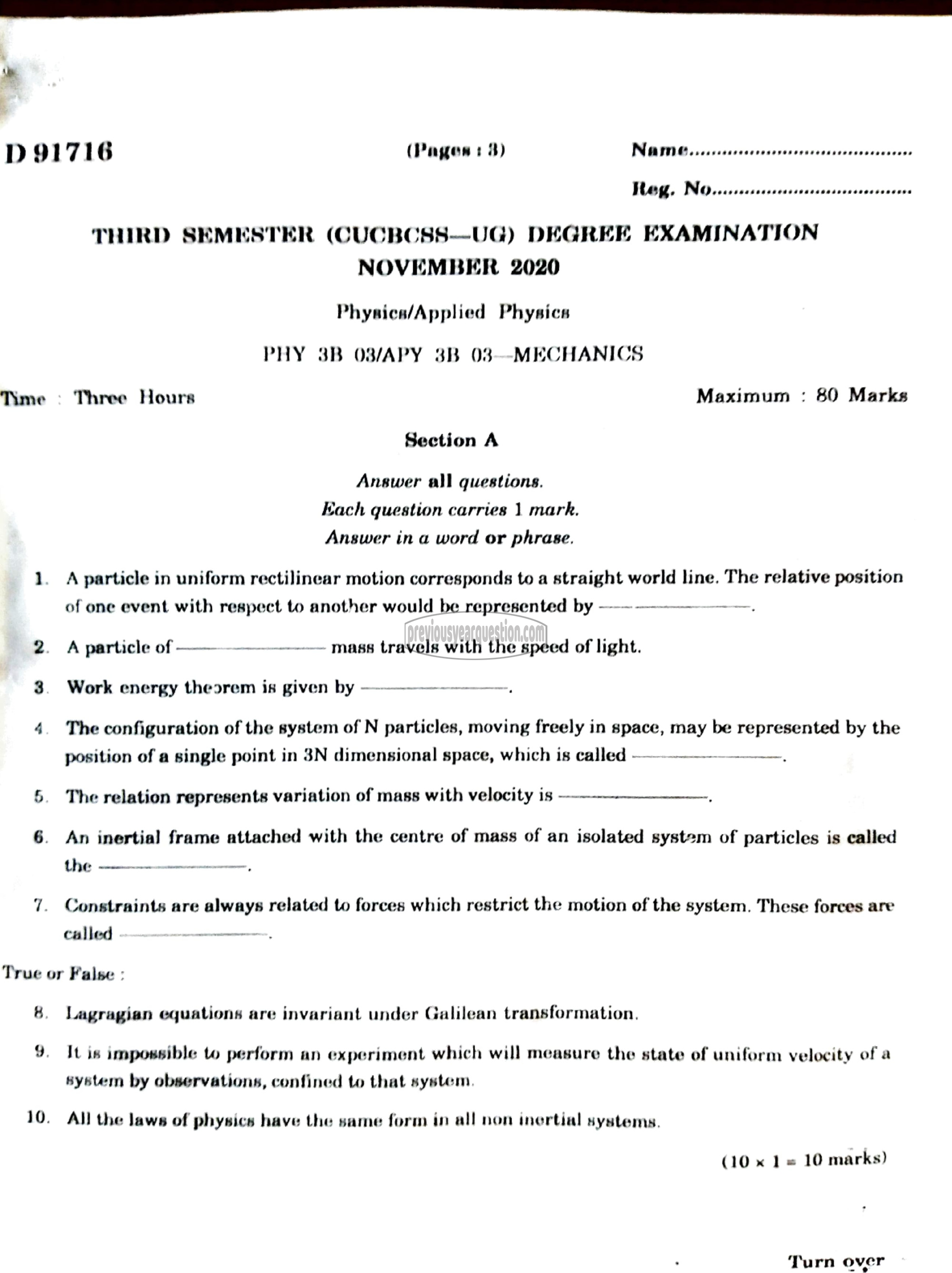 Question Paper - Electrodynamics-I-1